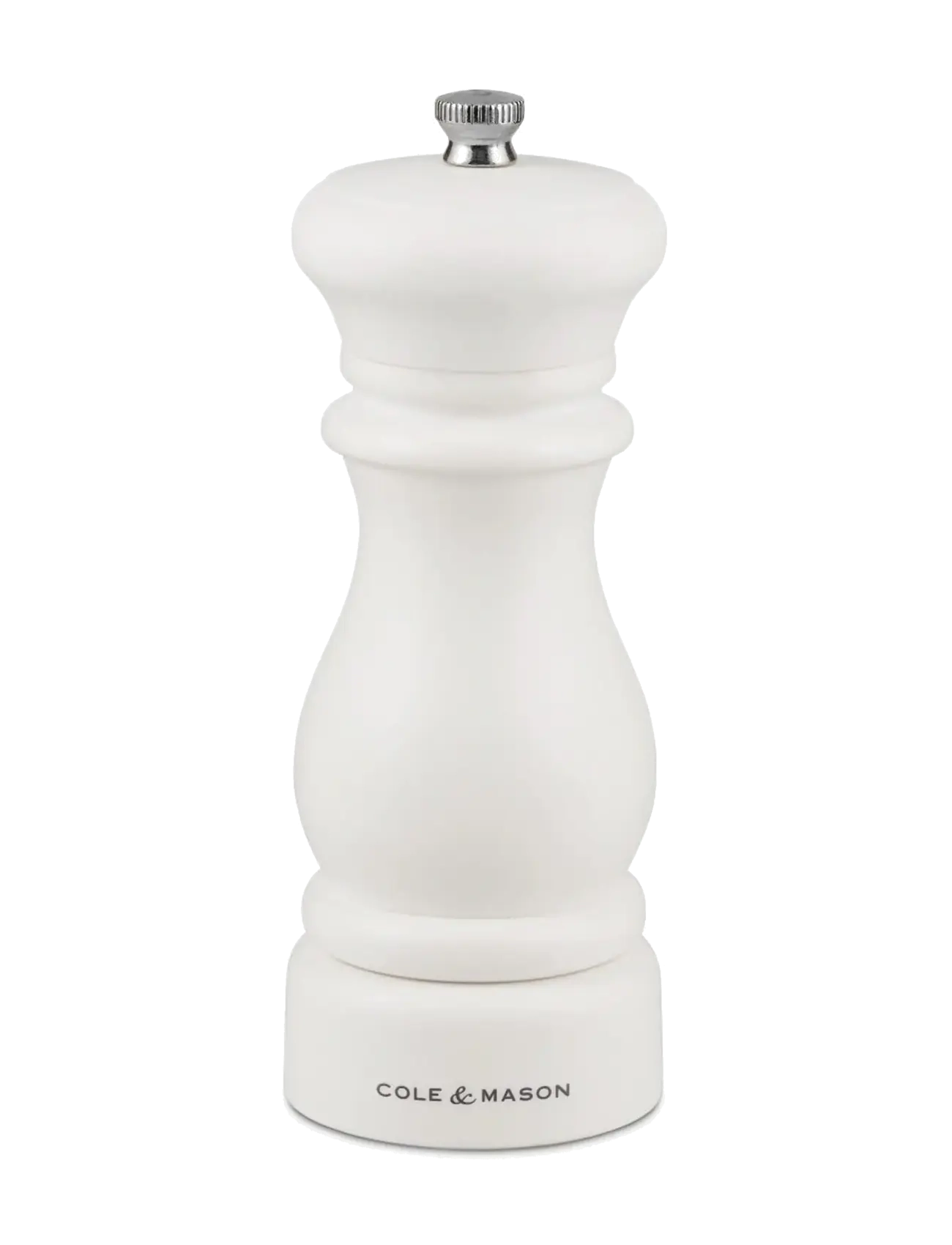 Cole & Mason - Southwold Plastic Capstan GS - Classic - salt & pepper grinders - black/white - 3