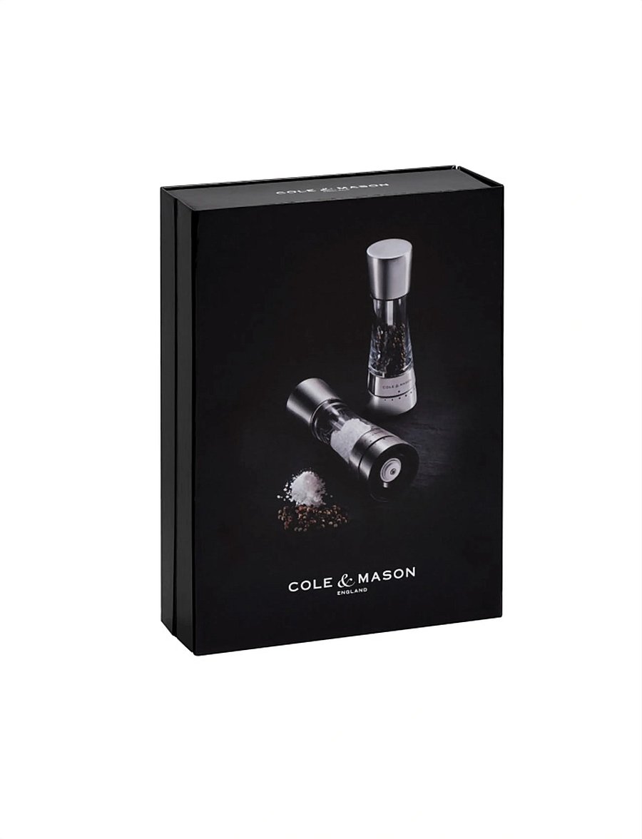 Cole & Mason - Derwent Salt & Pepper Set - salz- & pfefferstreuer - silver, clear - 0