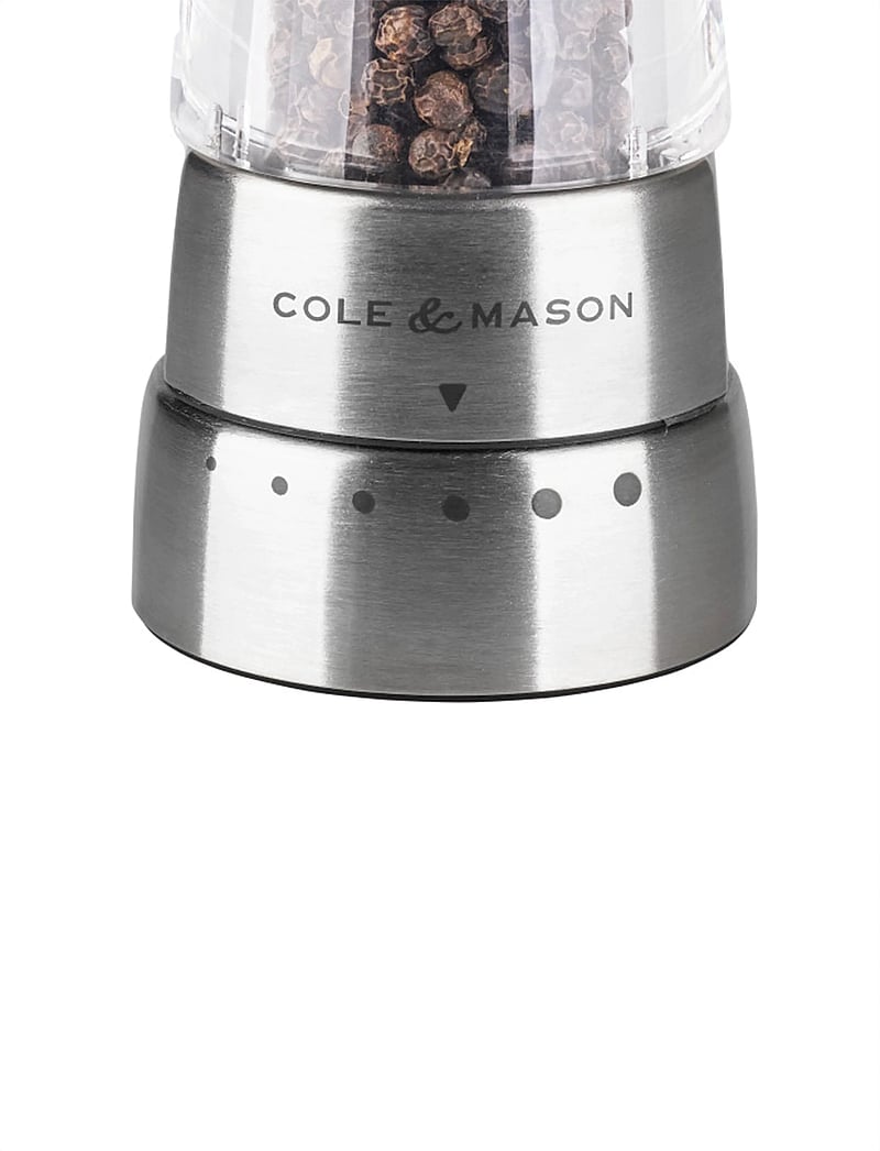 Cole & Mason - Derwent Salt & Pepper Set - salz- & pfefferstreuer - silver, clear - 3