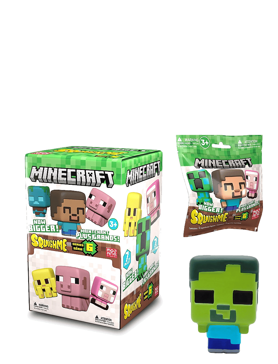 Collectibles - Minecraft Squishmes CDU Asst. - actionfigurer - multi - 1