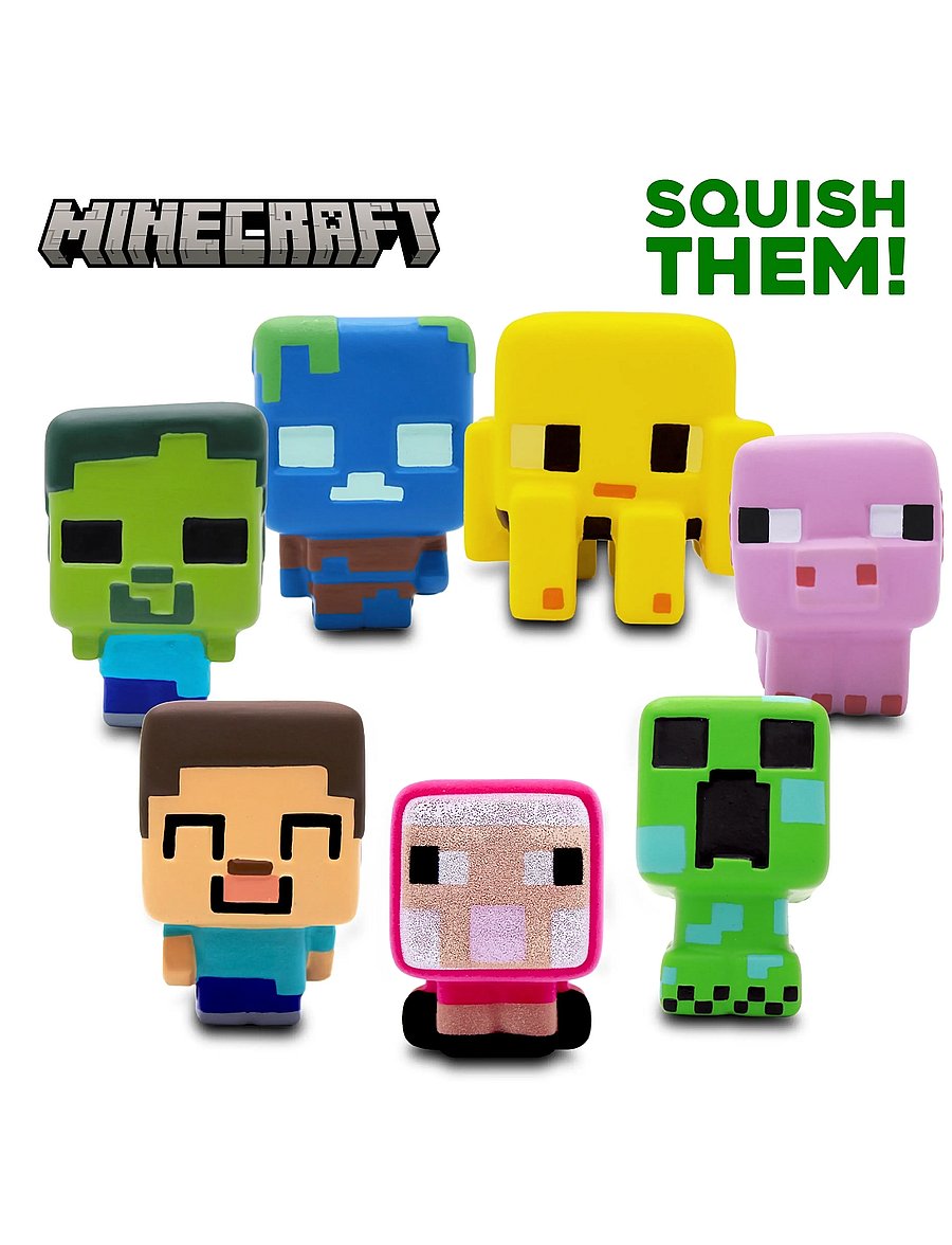 Collectibles - Minecraft Squishmes CDU Asst. - actionfigurer - multi - 0