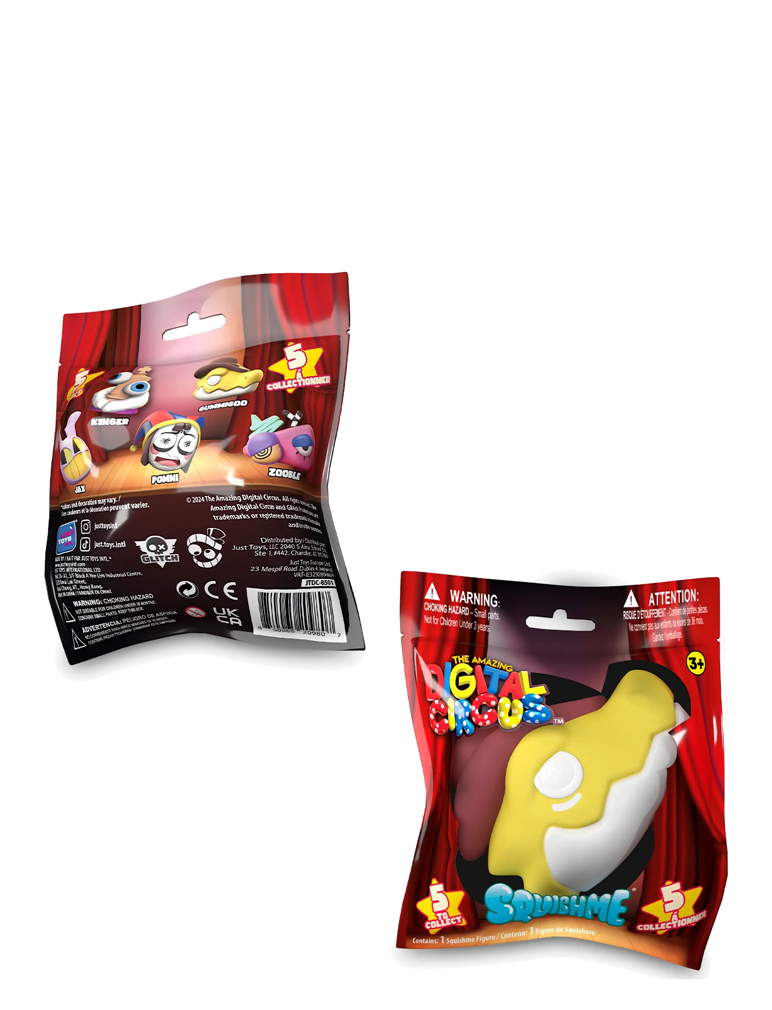 Collectibles - Digital Circus Squishmes CDU Asst. - film & sagofigurer - multi - 2
