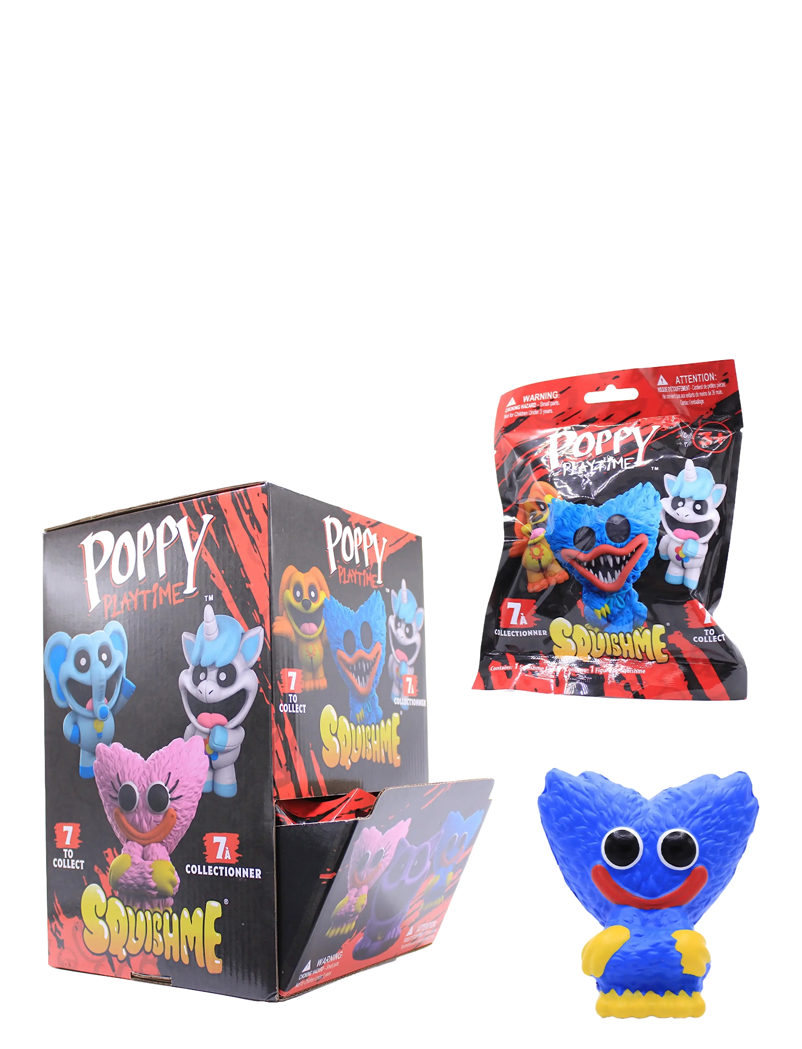 Collectibles - Poppy Playtime Squishmes CDU Asst. - actionfigurer - multi - 4