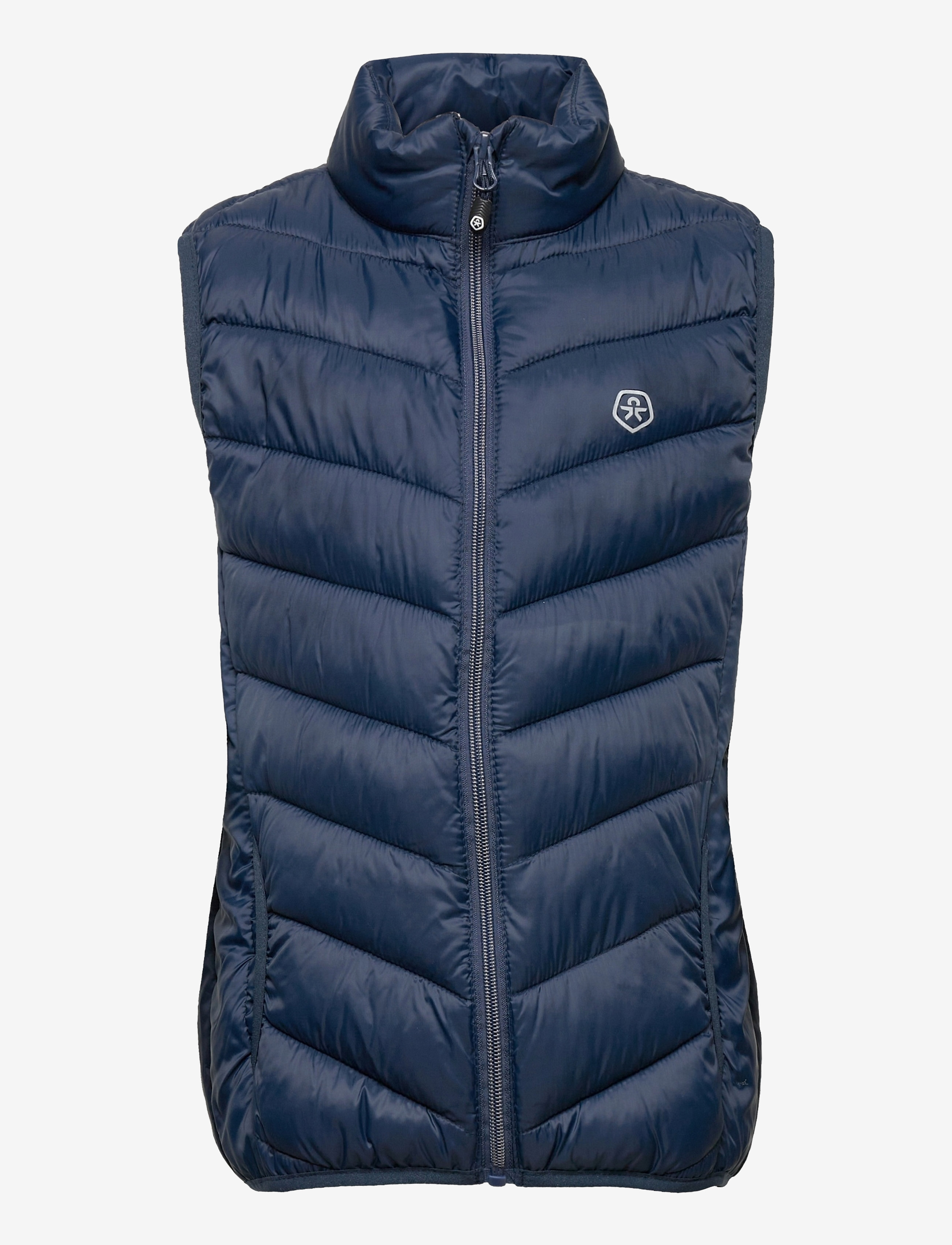 COLOR Kinder Weste Quilted, Packable Blau - 116 - Kinder