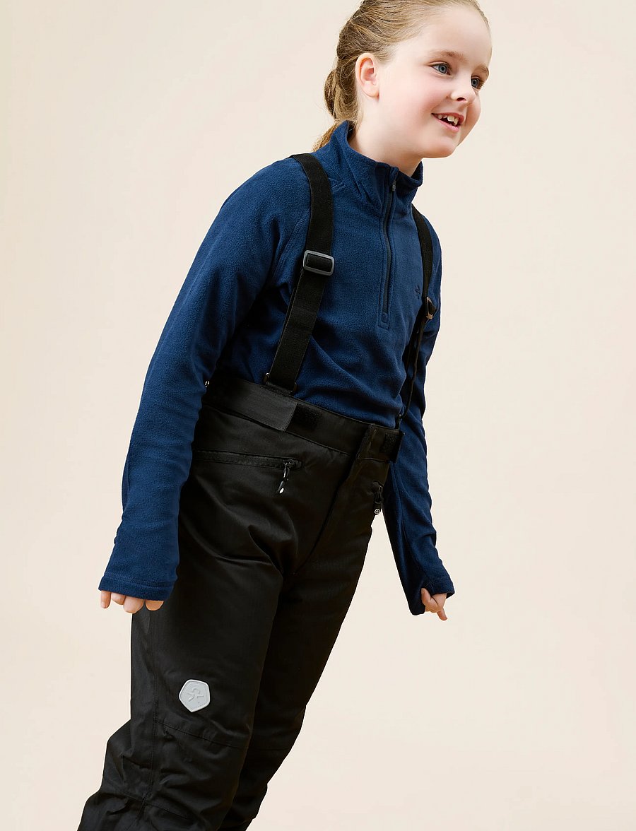 Color Kids - Ski Pants W.Pockets - skibukser - black - 0