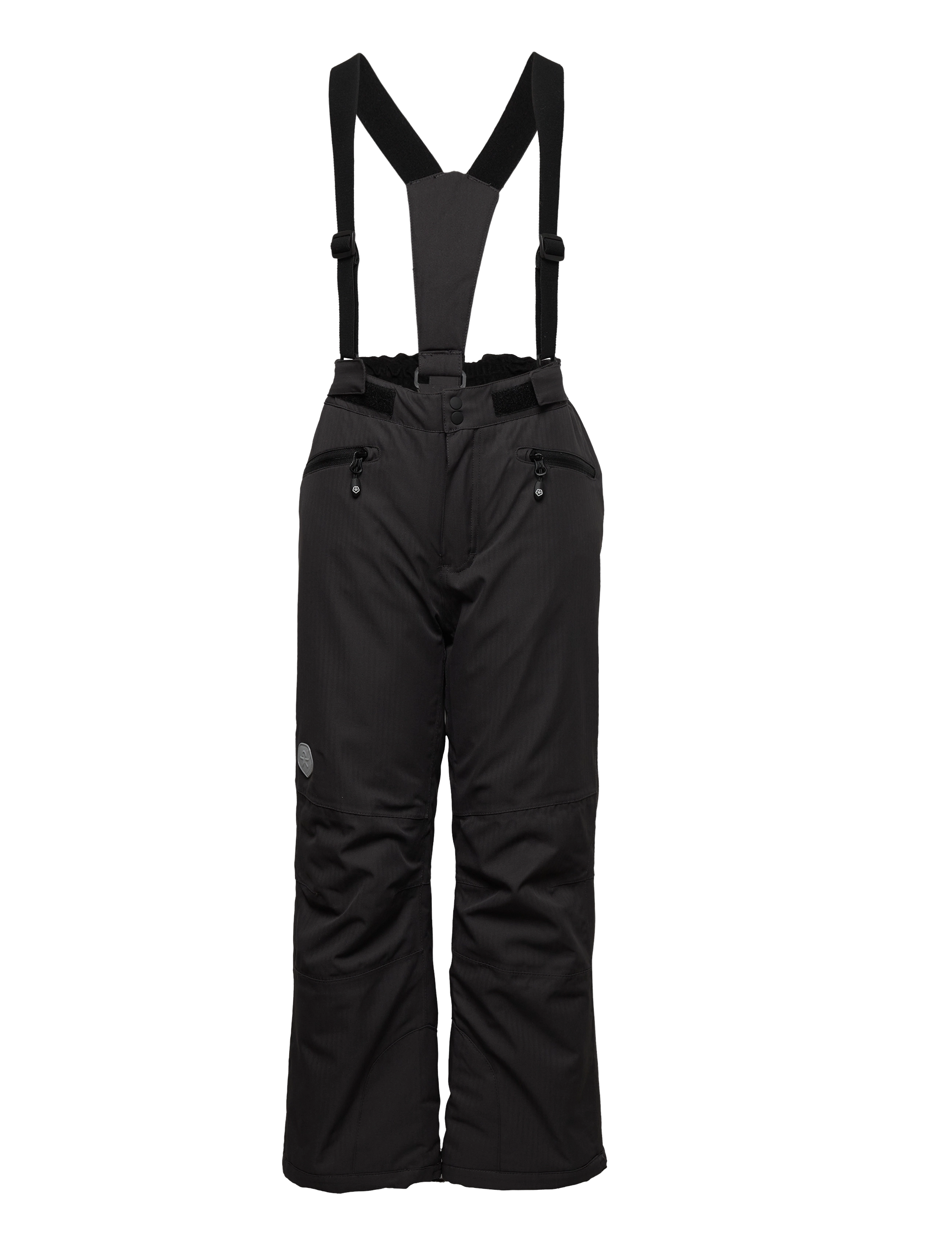 Color Kids Ski Pants W. Pockets, 104, Snow-ski Clothing, Grau - Pants, Kinder