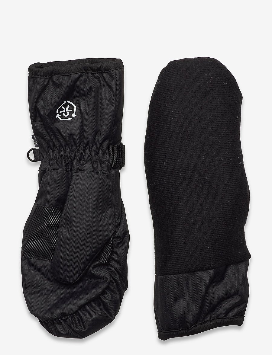 Color Kids - Mittens-Waterproof - kindad - black - 1