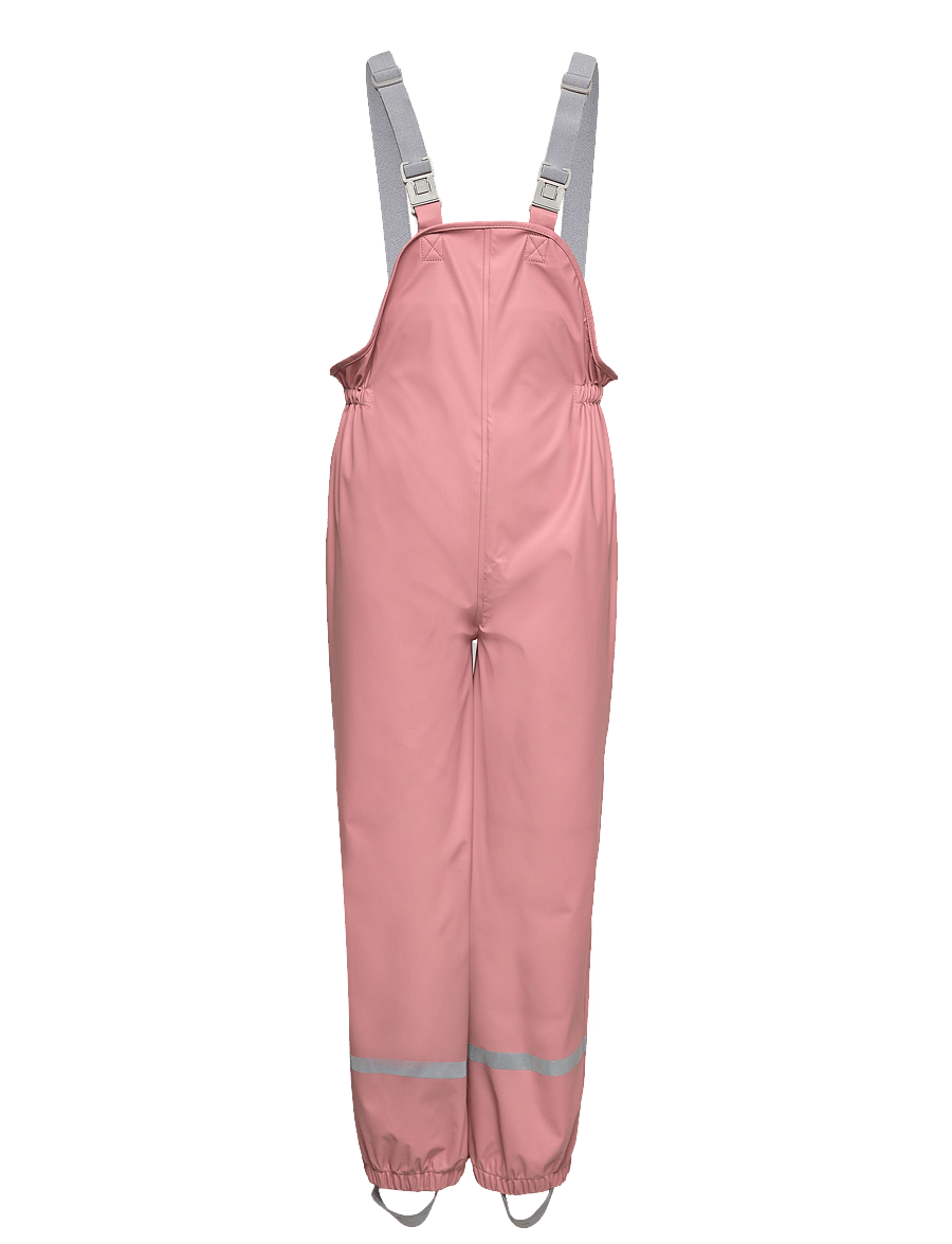 Color Kids - Pants PU - W. Suspender - regenhose - ash rose - 0