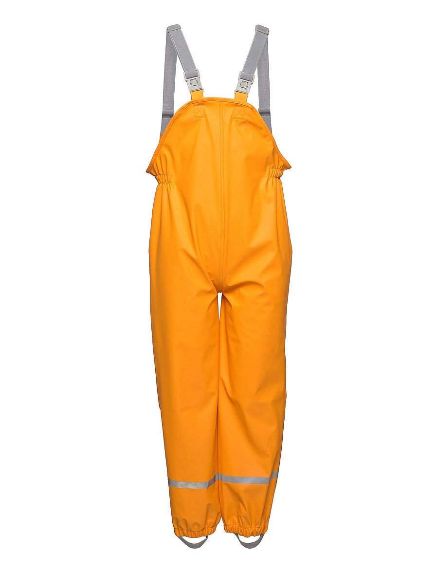 Color Kids - Pants PU w. suspender - tuule- ja veekindlad püksid - cadmium yellow - 0