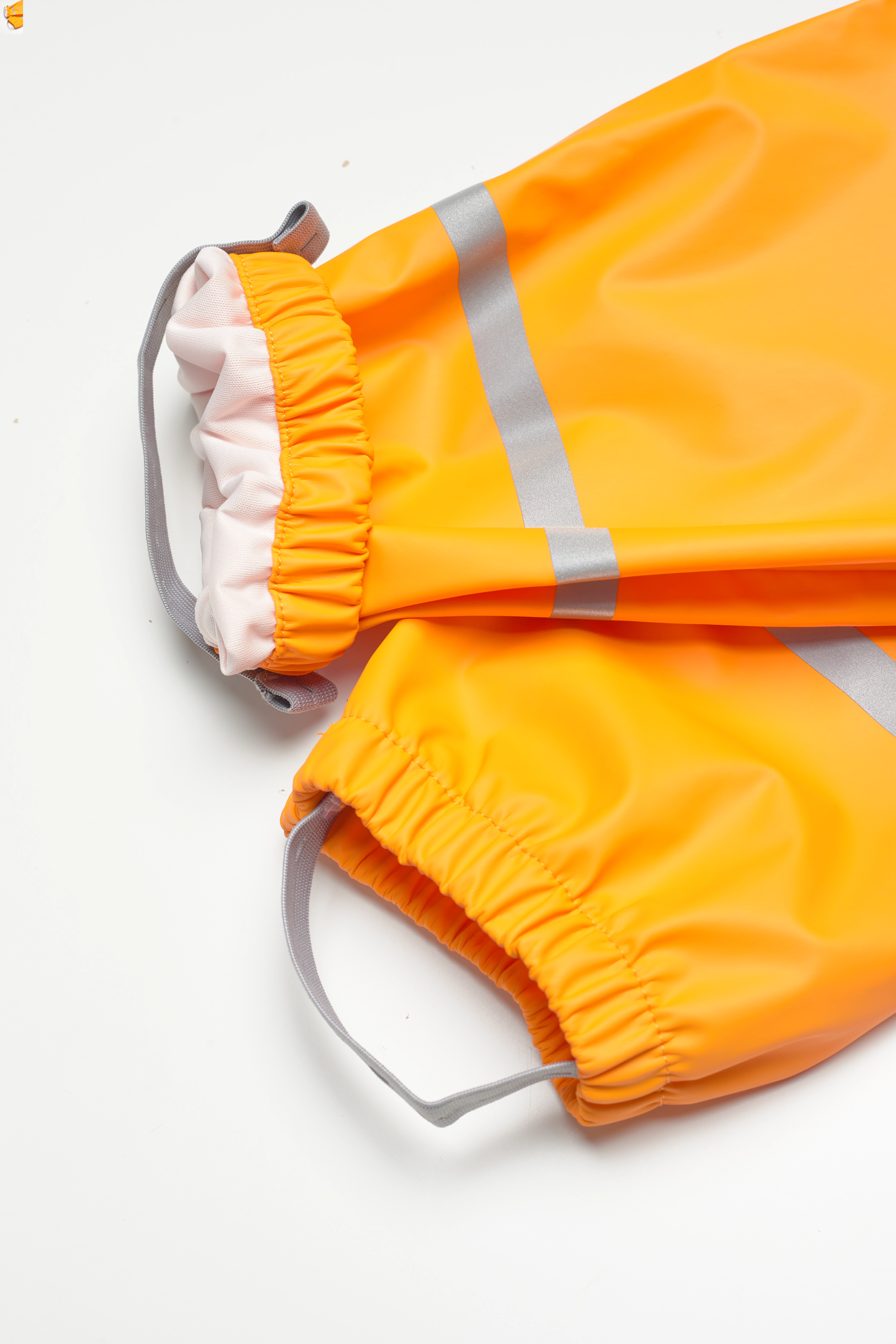 Color Kids - Pants PU - W. Suspender - shell- & regenhosen - cadmium yellow - 3