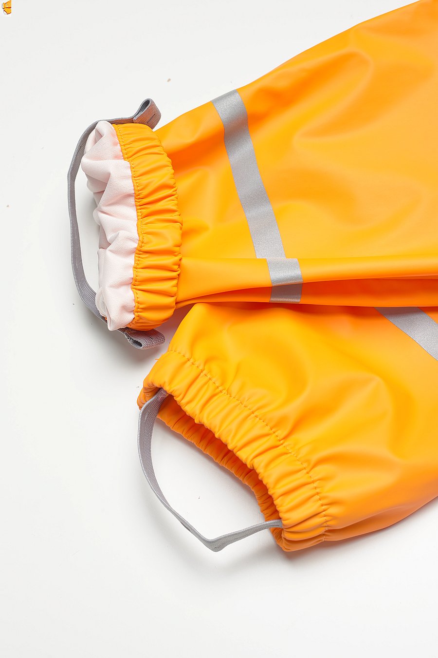 Color Kids - Pants PU w. suspender - tuule- ja veekindlad püksid - cadmium yellow - 3