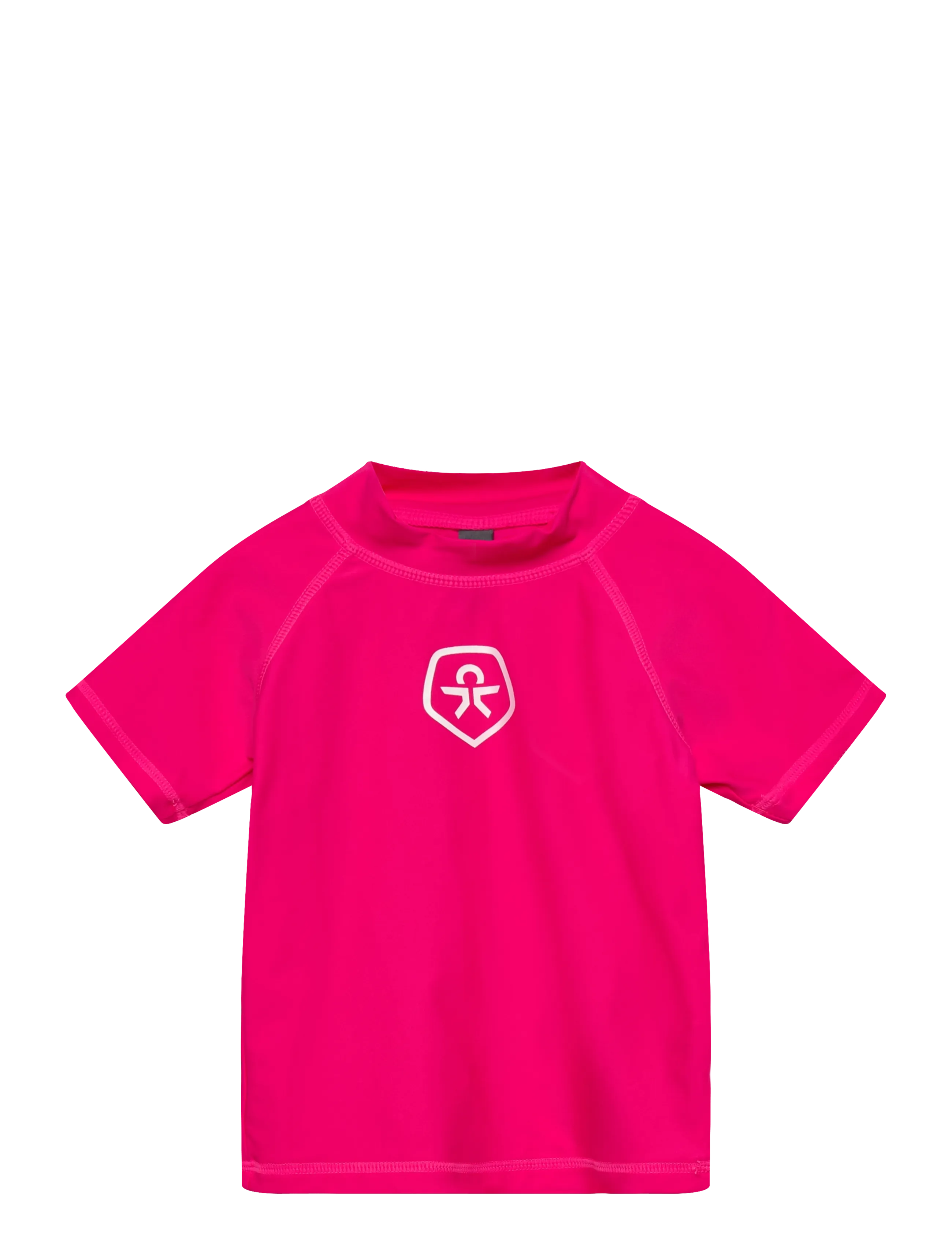 Color Kids T-shirt - Solid - Badeoverdele - PINK YARROW / pink/rose
