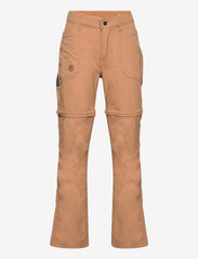 Color Kids - Pants w. zip off - friluftsbukser - tabacco brown - 0