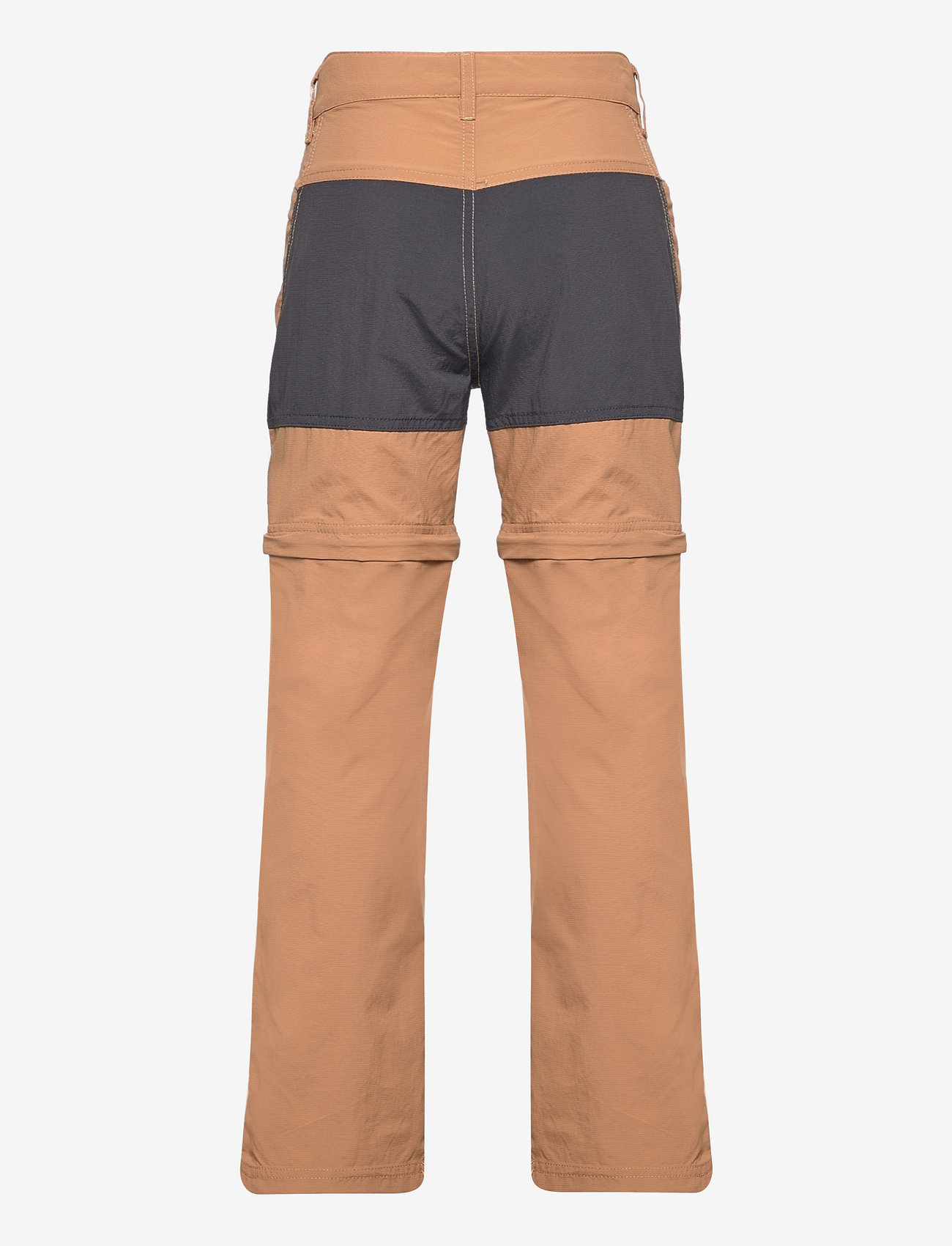 Color Kids - Pants w. zip off - friluftsbyxor - tabacco brown - 1