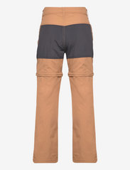 Color Kids - Pants w. zip off - friluftsbyxor - tabacco brown - 1