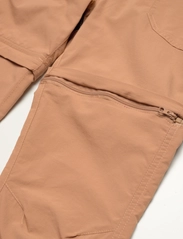 Color Kids - Pants w. zip off - fritidsbukser - tabacco brown - 3