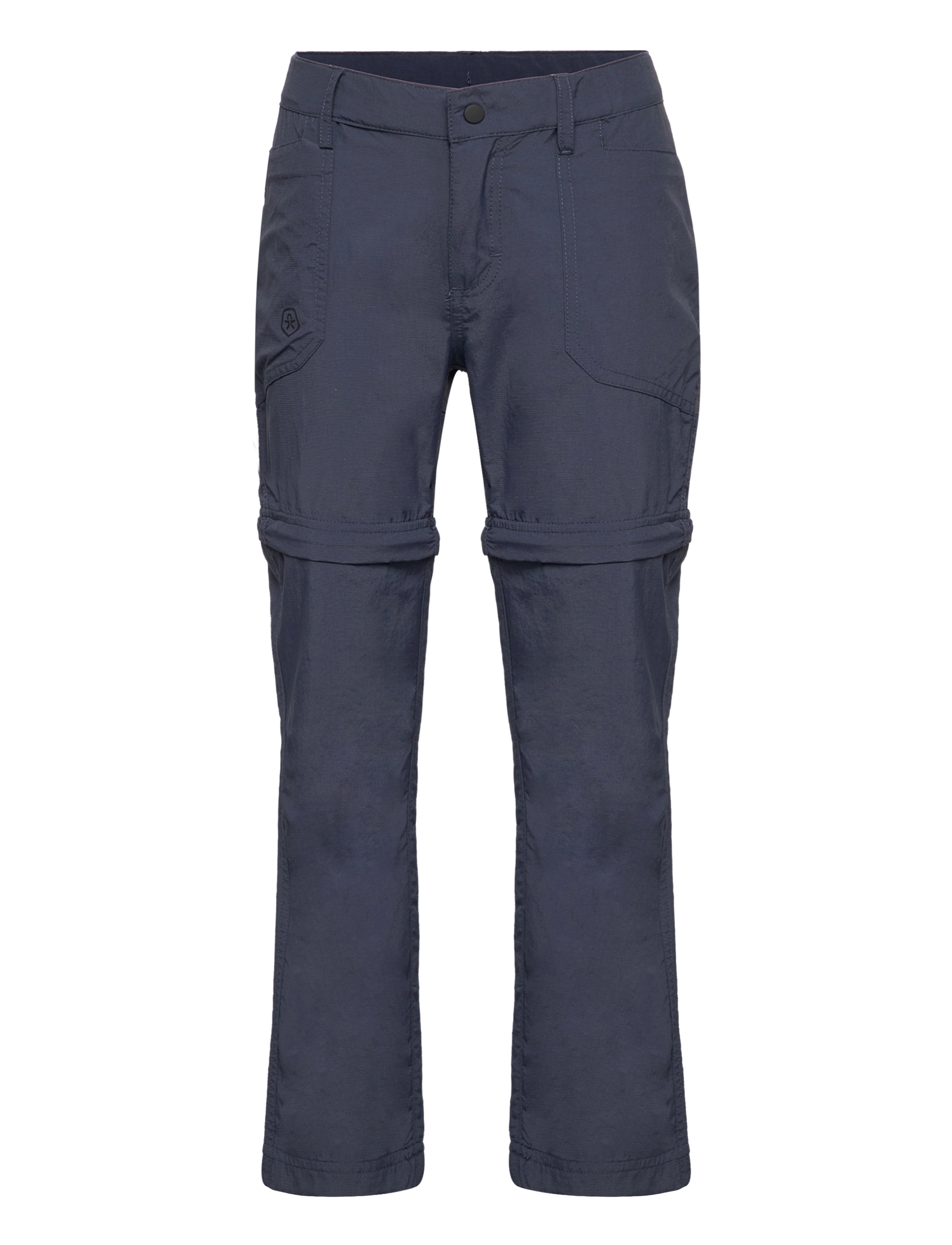 Color Kids Pants W. Zip Off, 116, Unterteile, Blau - Outdoor Pants, Kinder