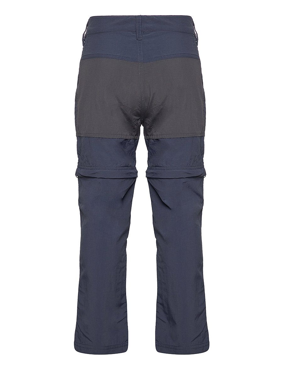 Color Kids - Pants w. zip off - Õuepüksid - total eclipse - 1