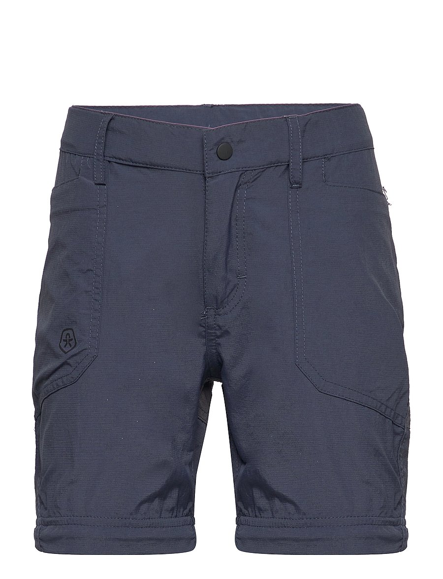 Color Kids - Pants w. zip off - Õuepüksid - total eclipse - 2