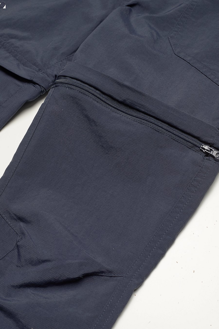 Color Kids - Pants w. zip off - Õuepüksid - total eclipse - 4
