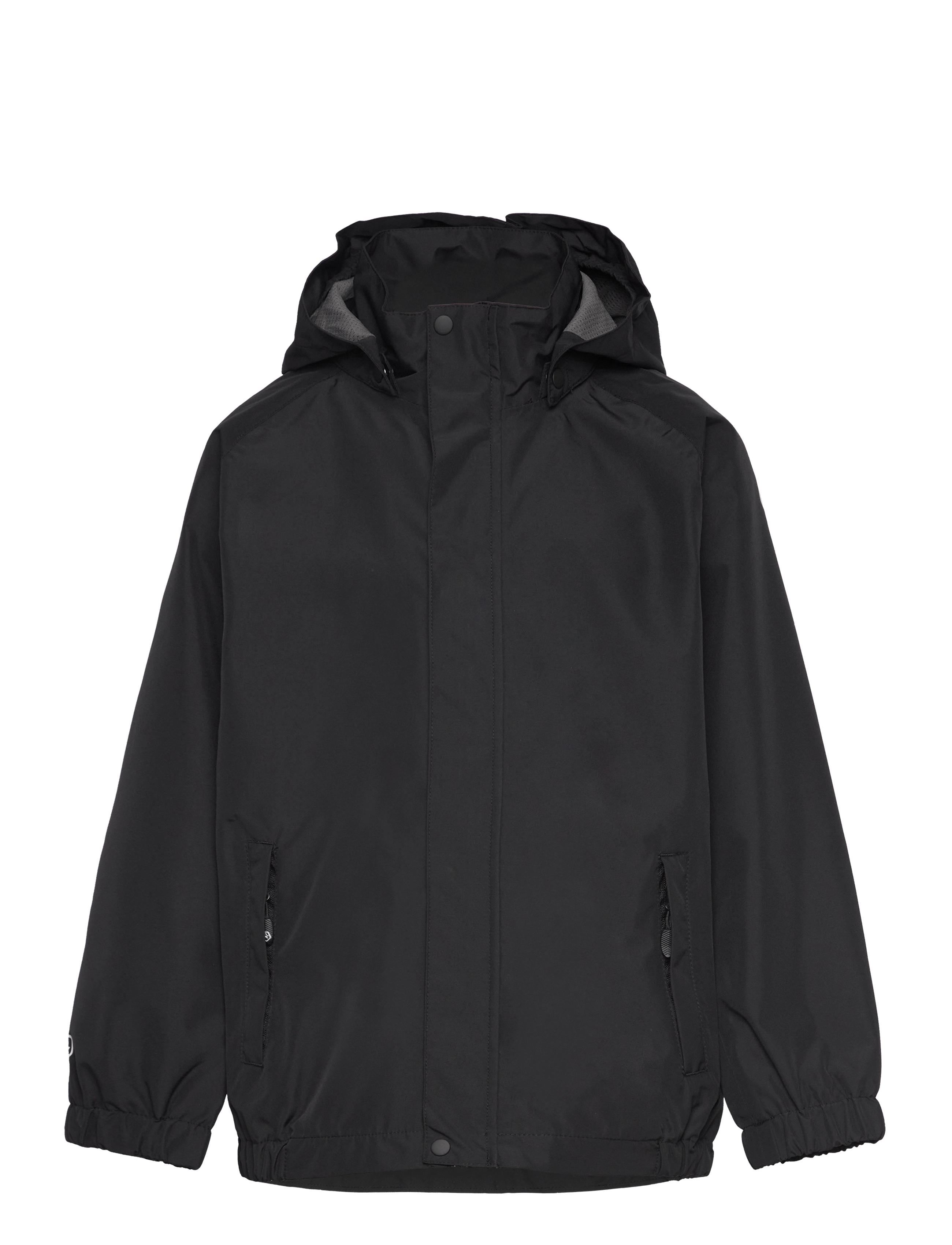 Color Kids Shell Jacket, 128, Black, Regntøj > Jakker, Børn