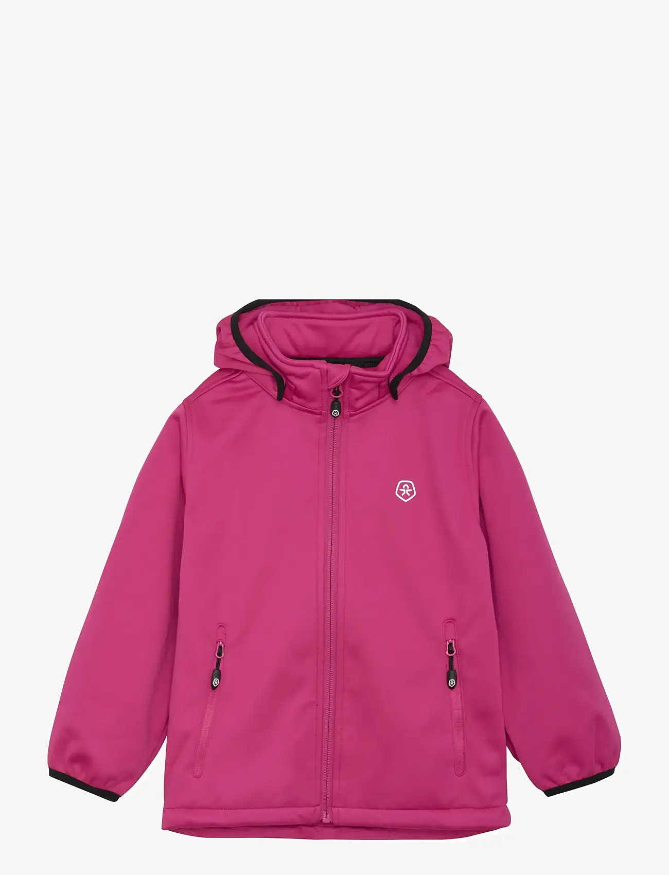 Color Kids - Softshell W. Fleece - softshell jakid - festival fuchsia - 0