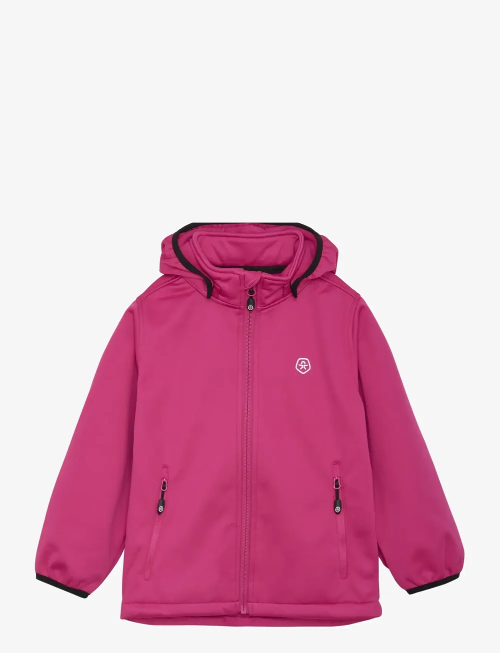 Color Kids - Softshell W. Fleece - softshell jackets - festival fuchsia - 0