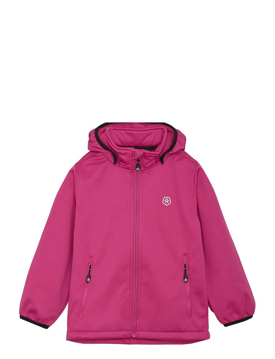 Color Kids - Softshell W. Fleece - softshell-jacken - festival fuchsia - 0