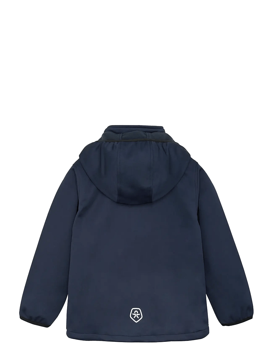 Color Kids - Softshell W. Fleece - softshelljakker - total eclipse - 1