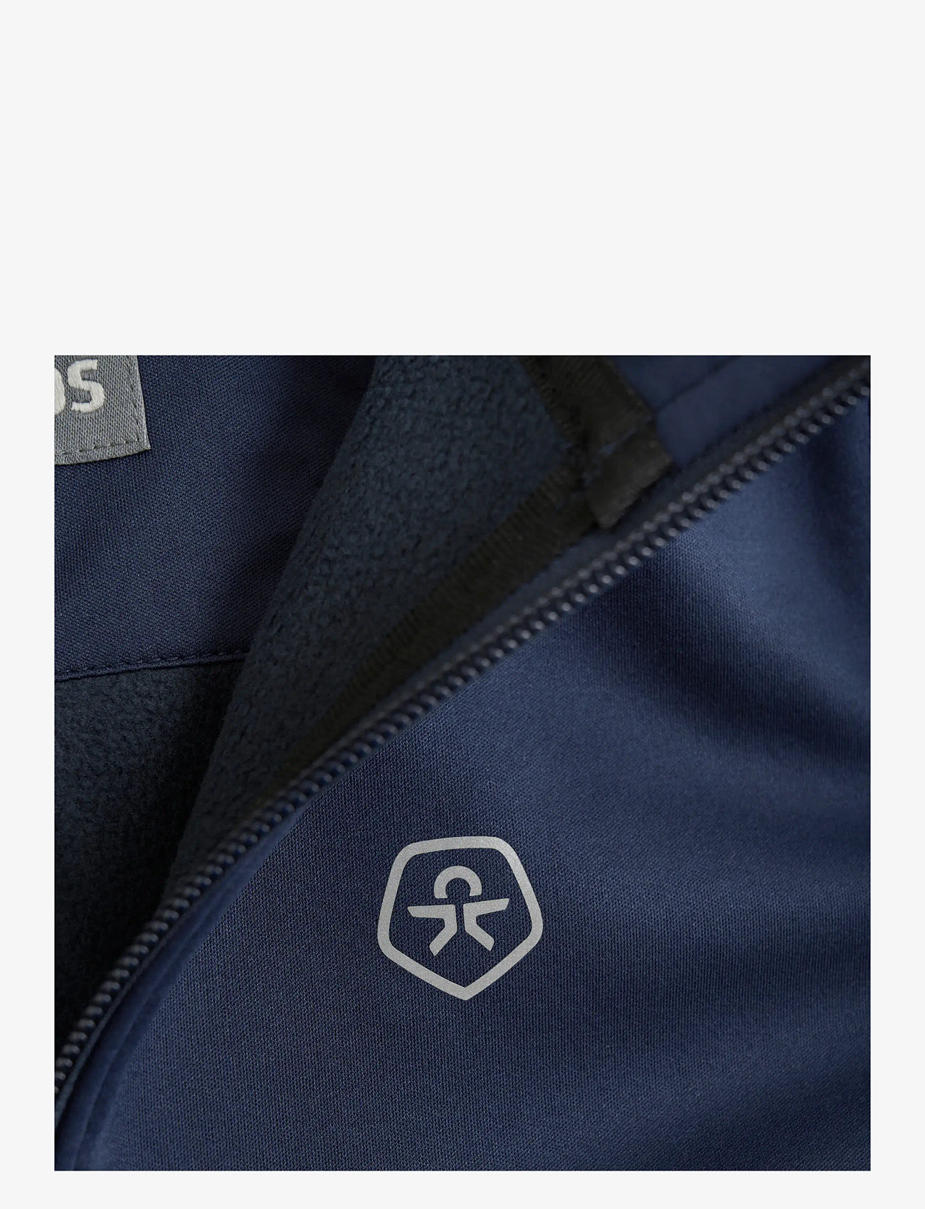 Color Kids - Softshell W. Fleece - softshell-jacken - total eclipse - 2