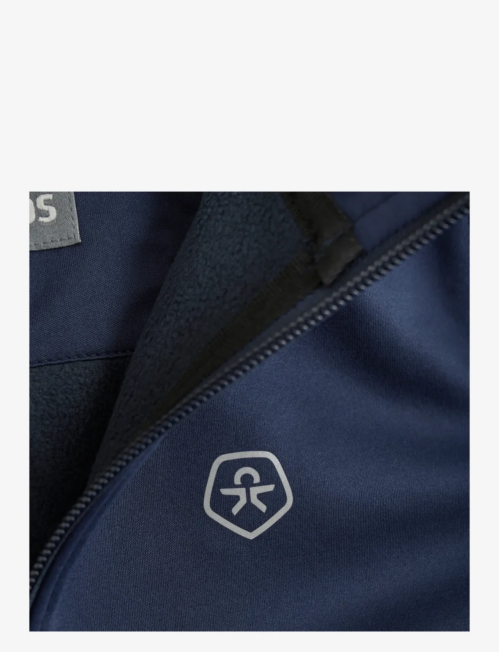 Color Kids - Softshell W. Fleece - softshell-jacken - total eclipse - 2