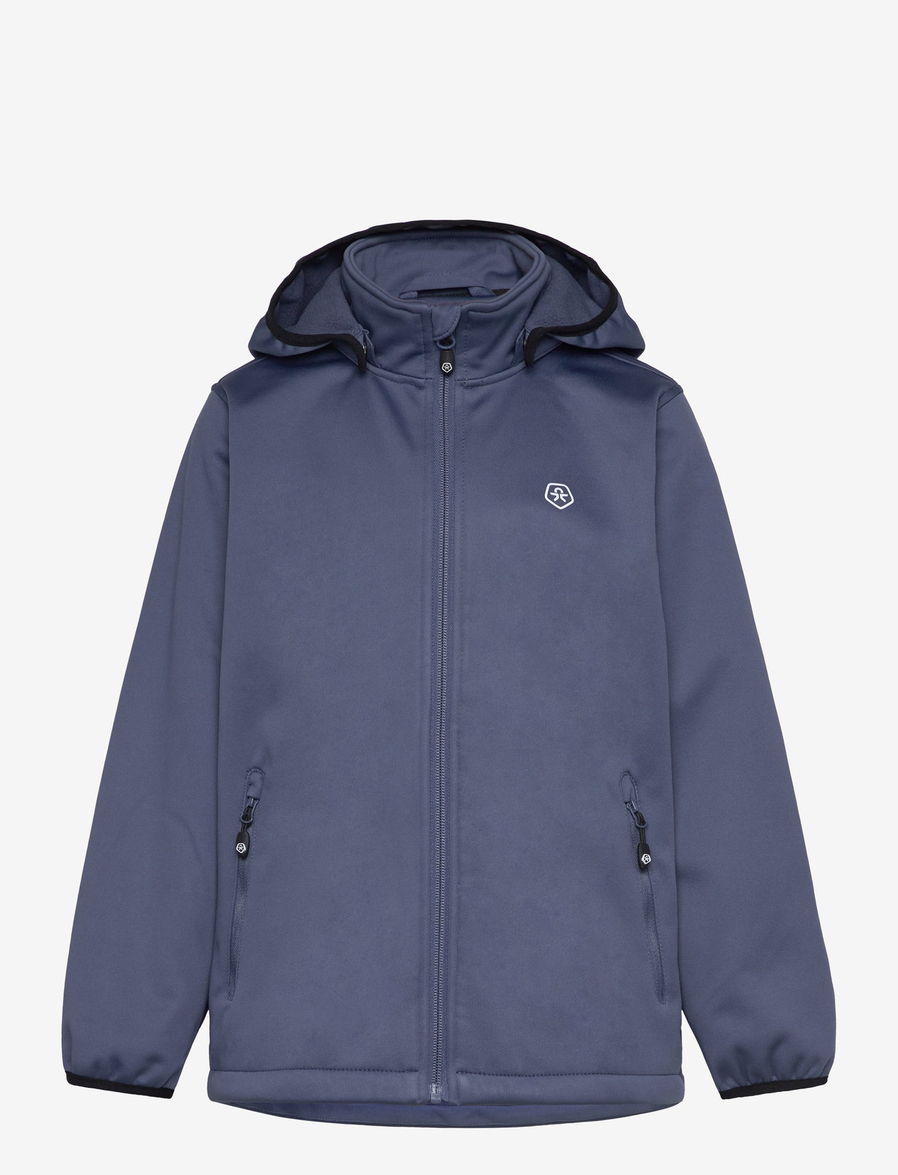 Color Kids - Softshell W. Fleece - softshell jackets - vintage indigo - 0