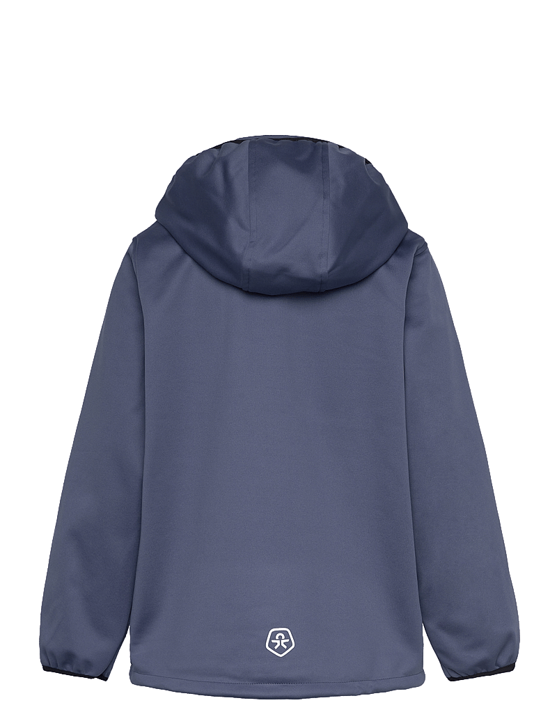 Color Kids - Softshell W. Fleece - softshell jackets - vintage indigo - 1
