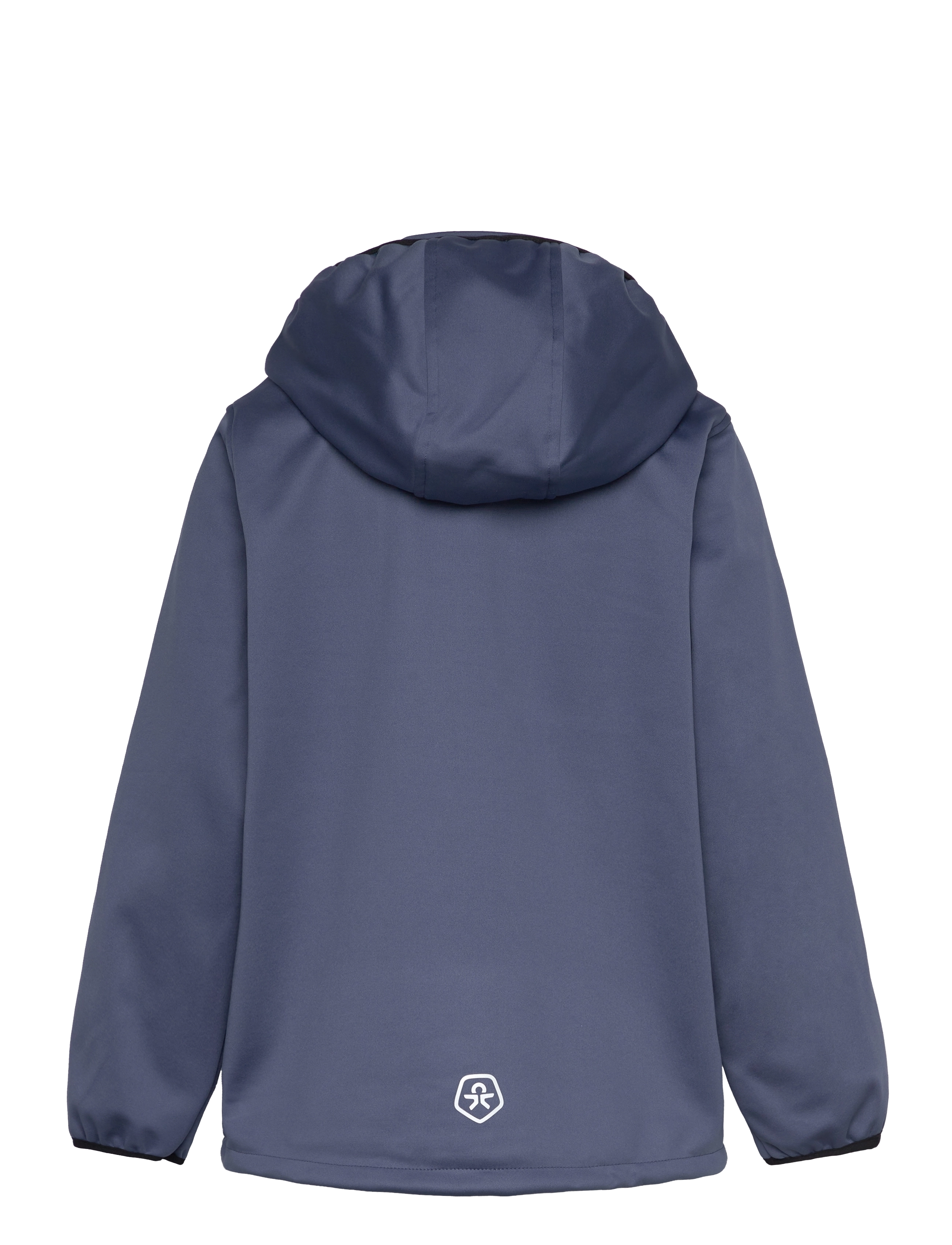 Color Kids - Softshell W. Fleece - efterårsjakker - vintage indigo - 1