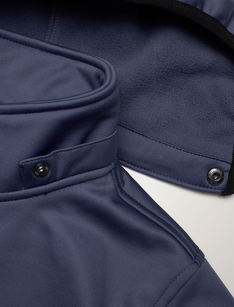 Color Kids - Softshell W. Fleece - softshell jackets - vintage indigo - 4