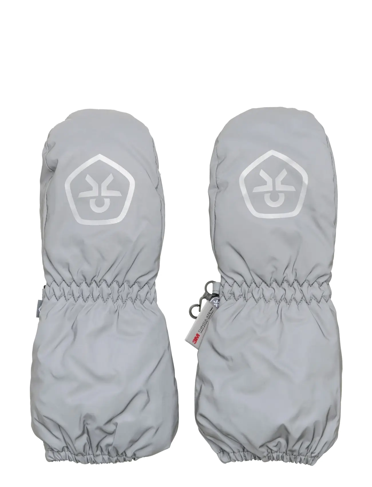 Color Kids Mittens Reflective, 4-6Y, Gloves & Mittens, Grau - Kinder