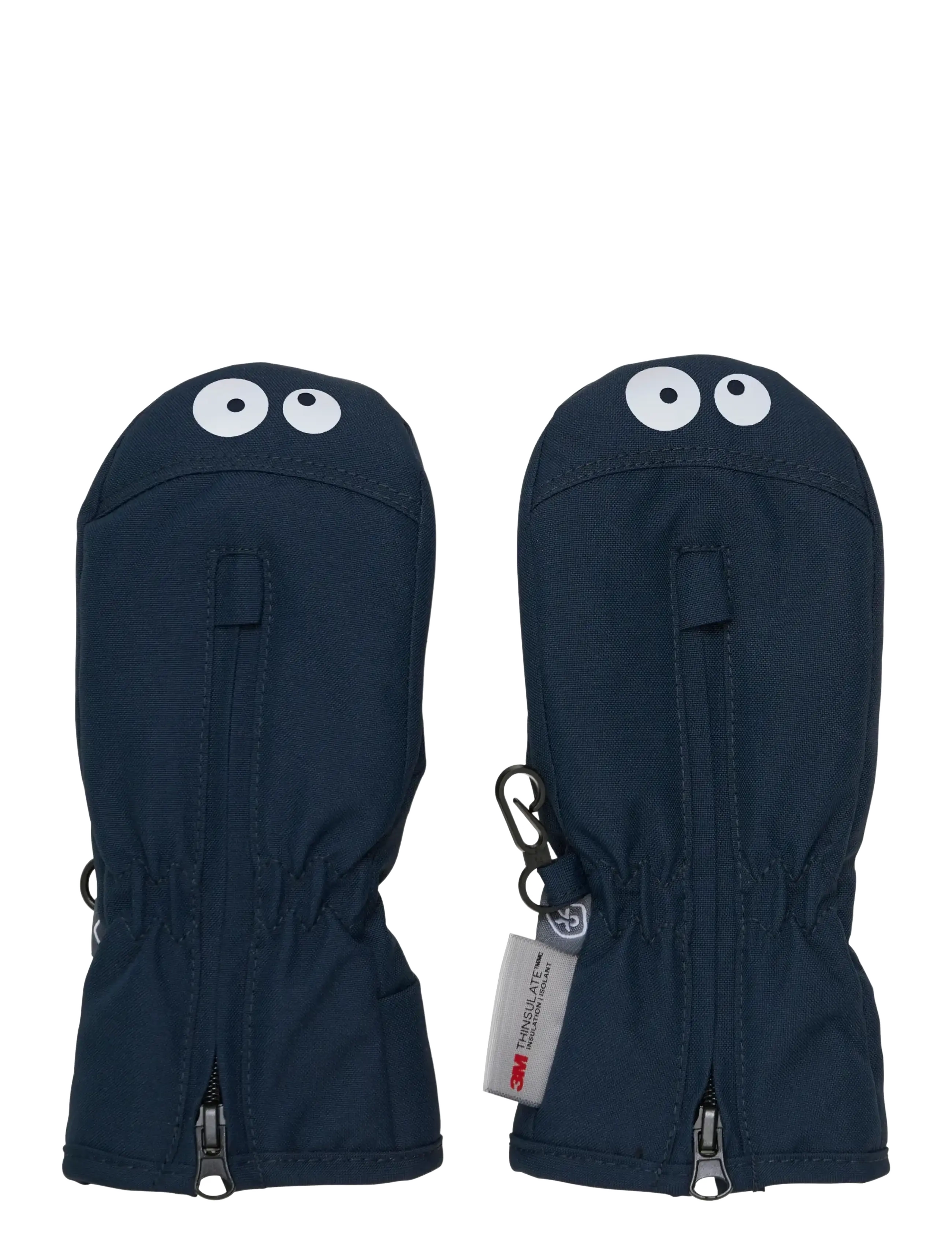 Color Kids Mittens - W. Zipper - Accessories - TOTAL ECLIPSE / navy