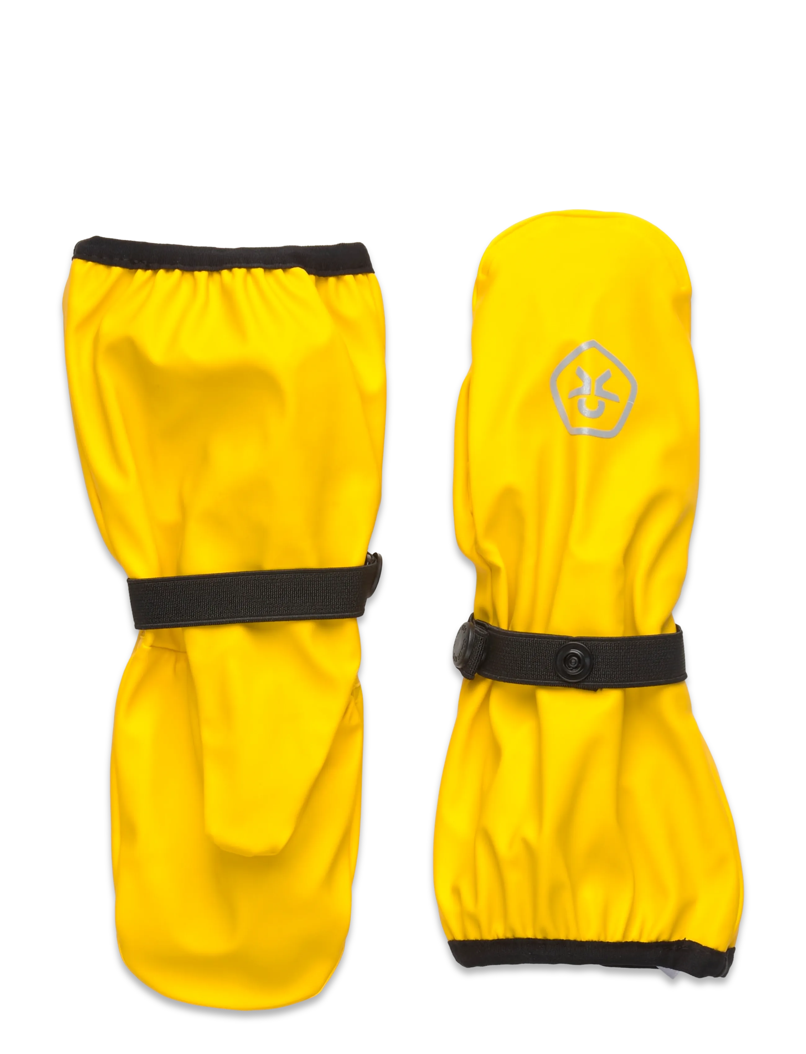 Color Kids Mittens Pu, 4-6Y, Gloves & Mittens, Gelb - Kinder