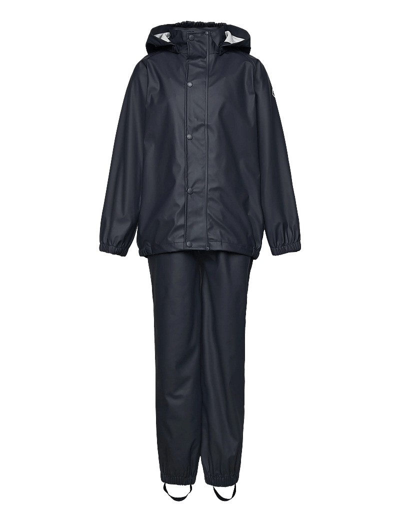 Color Kids - Rainwear PU Set - Õueriided - ebony - 0