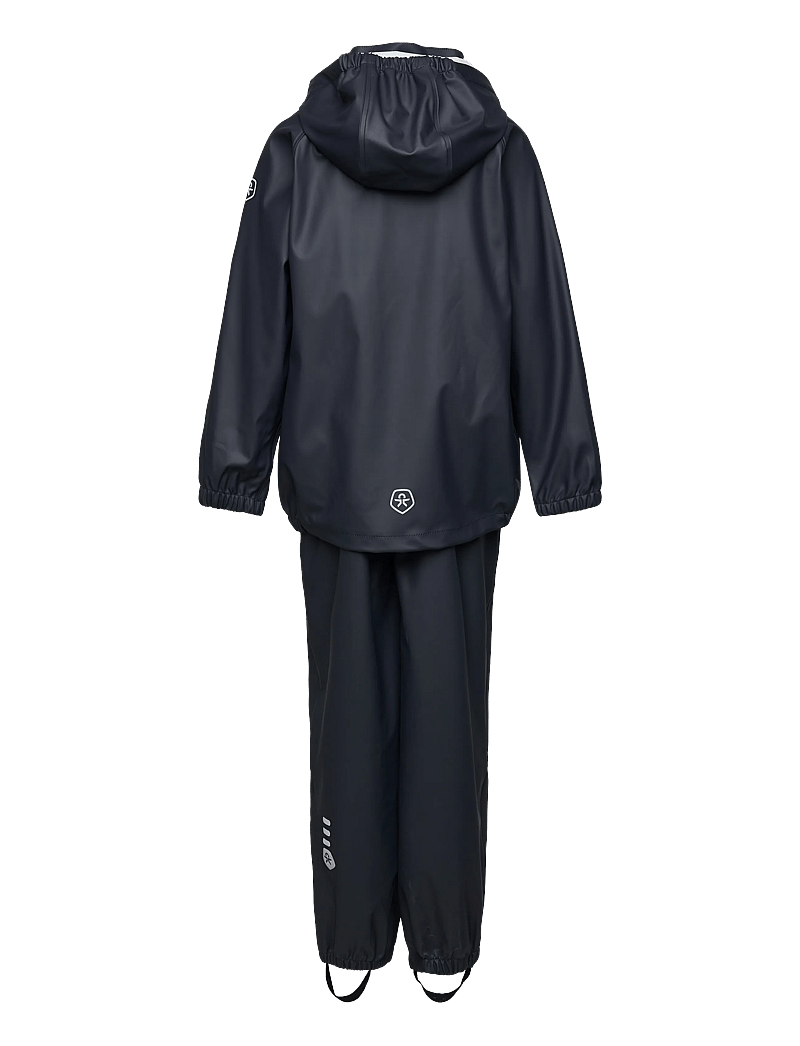 Color Kids - Rainwear PU Set - Õueriided - ebony - 1