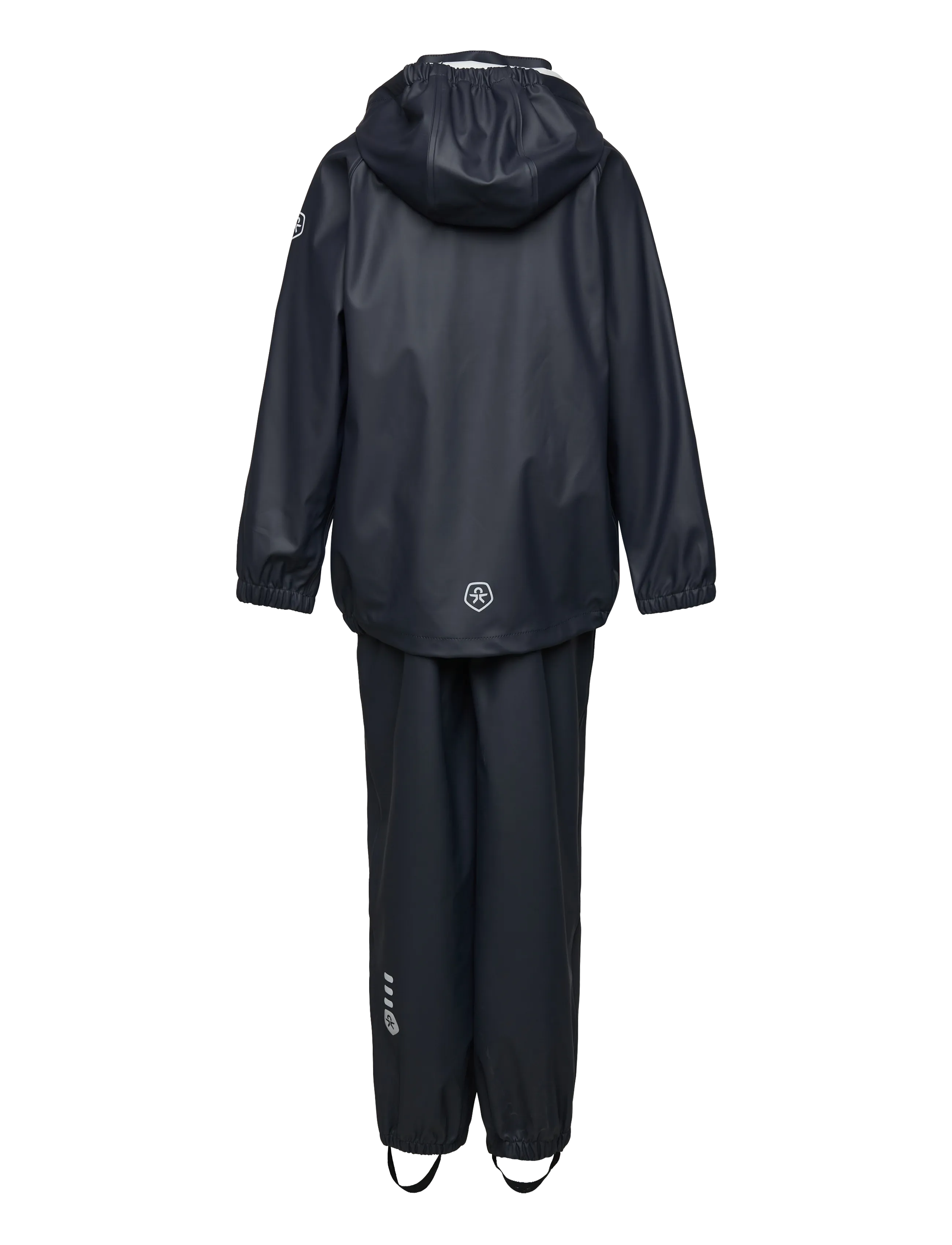 Color Kids - Rainwear PU Set - outerwear - ebony - 1
