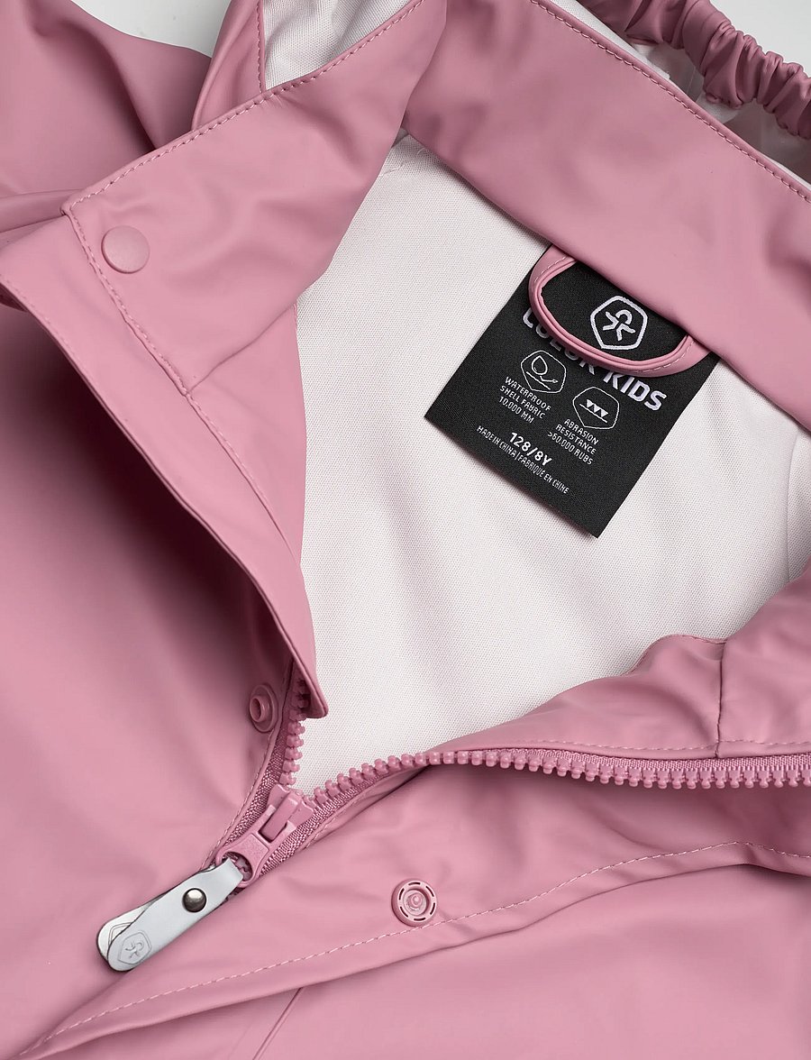 Color Kids - Rainwear PU Set - Õueriided - foxglove - 4