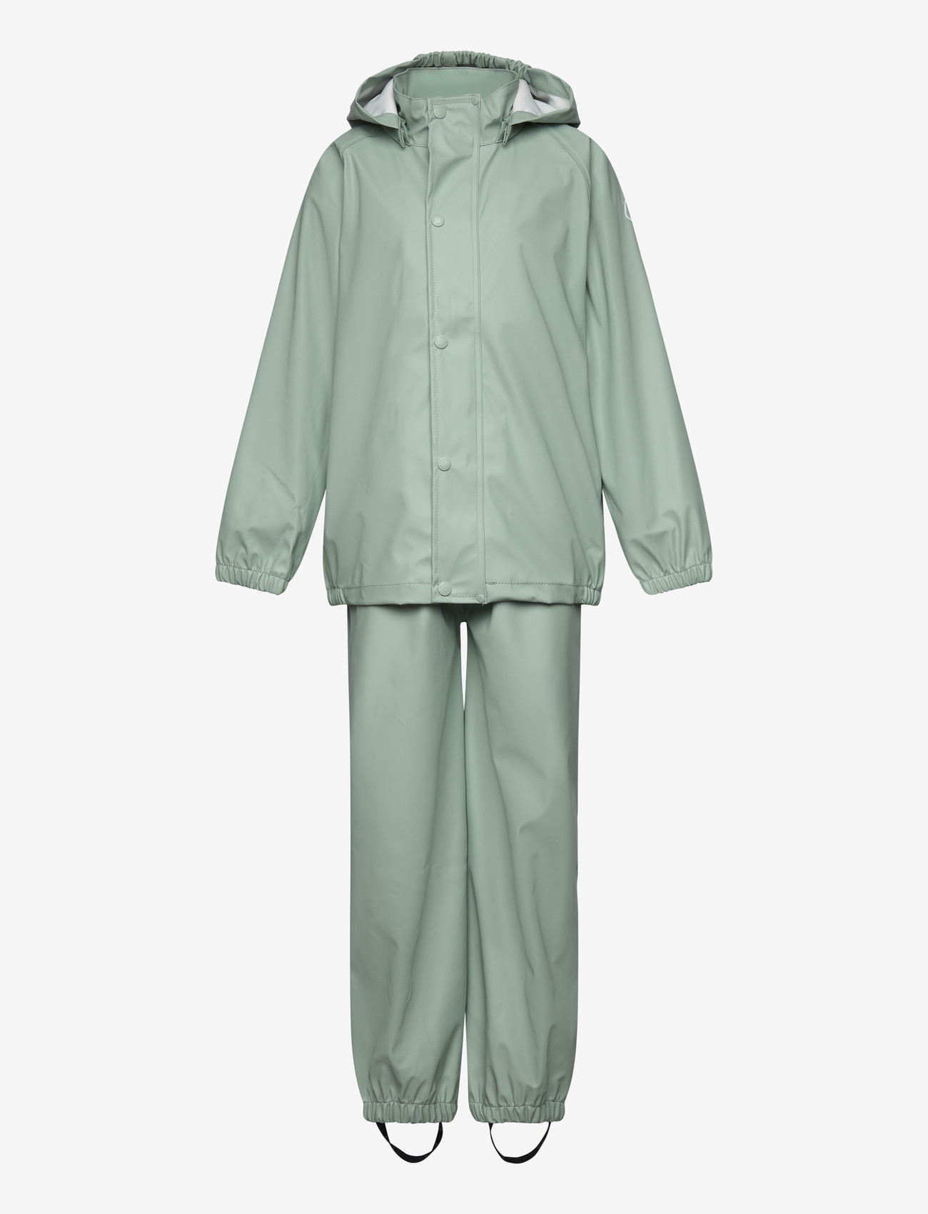 Color Kids - Rainwear PU Set - ytterkläder - jadeite - 0