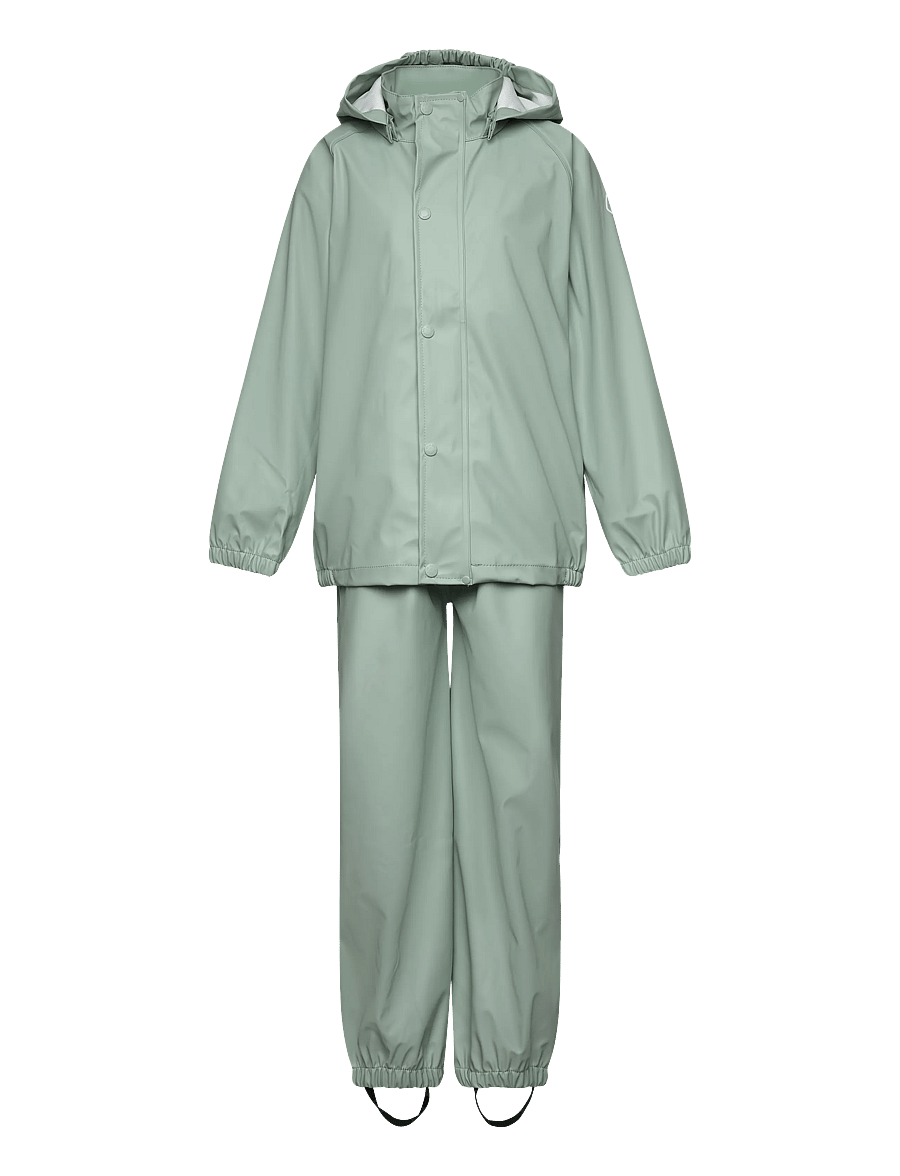Color Kids - Rainwear PU Set - outdoor - jadeite - 0