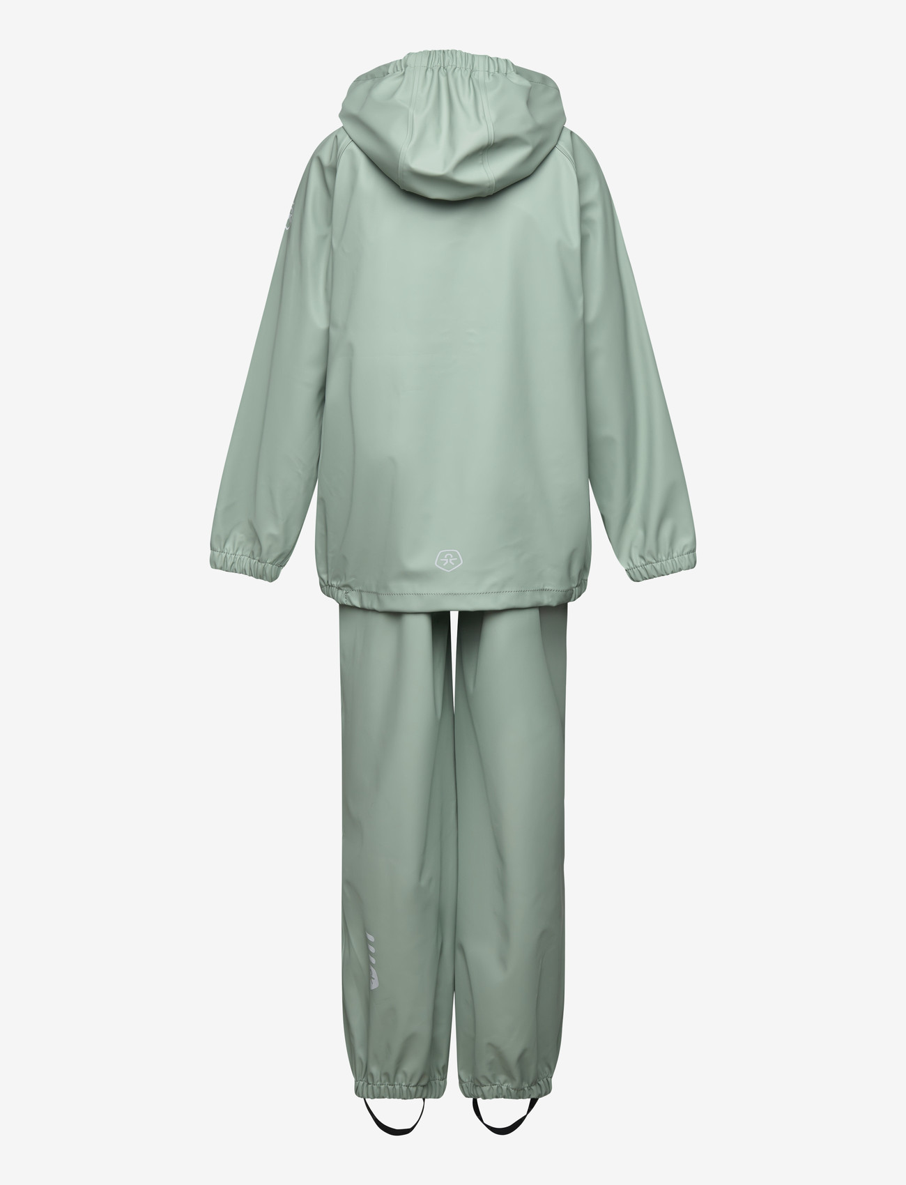 Color Kids - Rainwear PU Set - ytterkläder - jadeite - 1