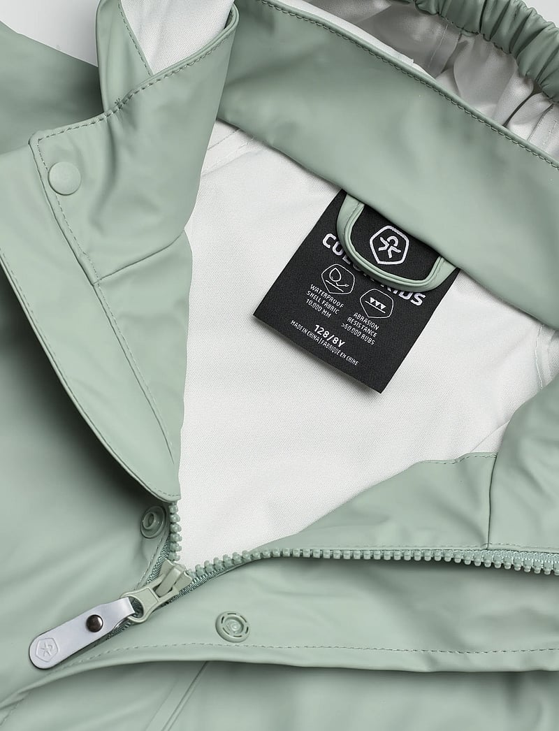 Color Kids - Rainwear PU Set - ytterkläder - jadeite - 4
