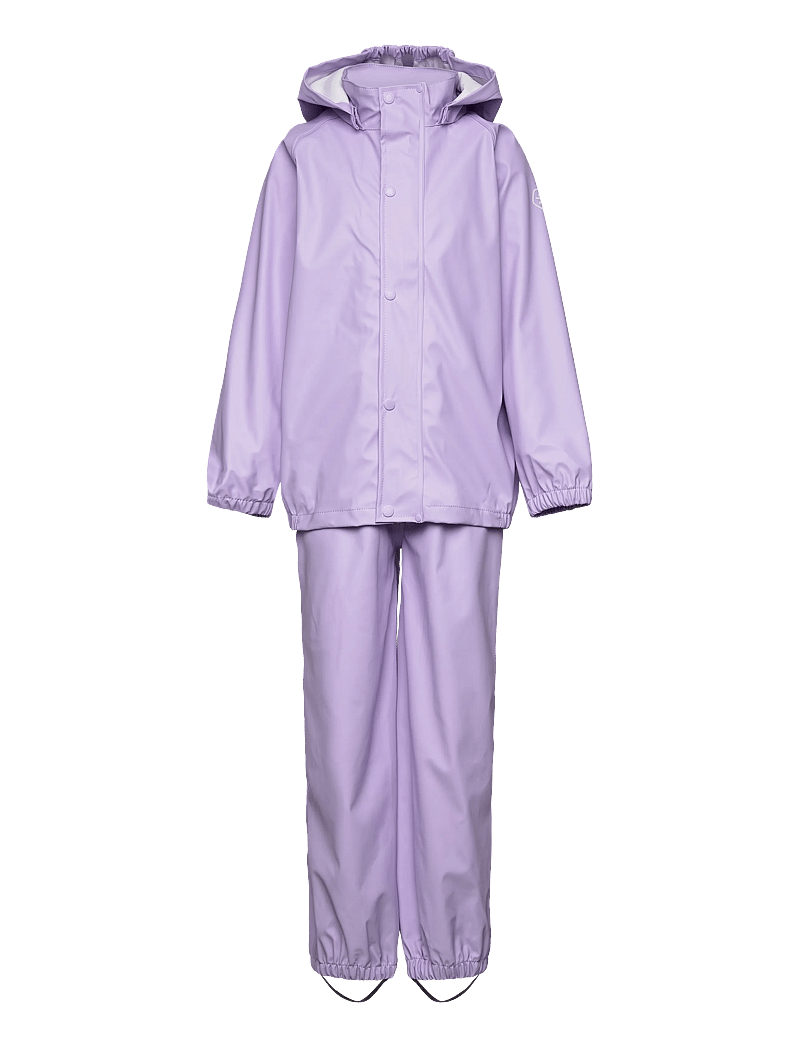 Color Kids - Rainwear PU Set - Õueriided - purple rose - 0