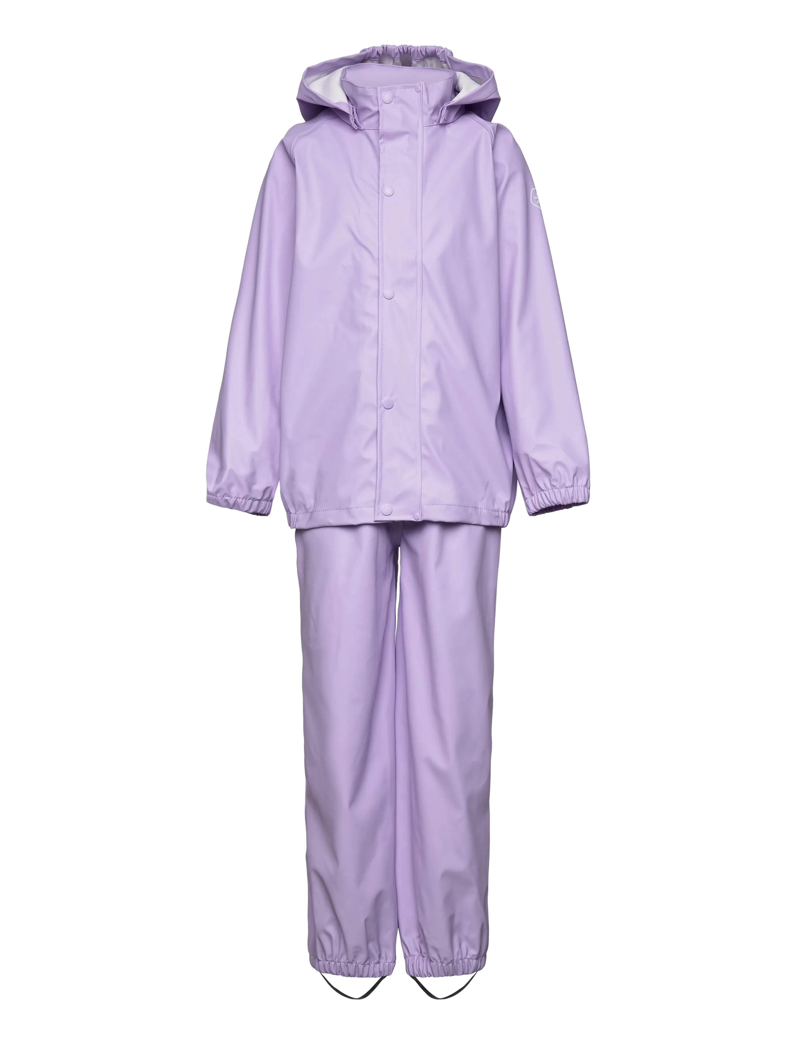 Color Kids Rainwear PU Set - Overtøj - PURPLE ROSE / purple