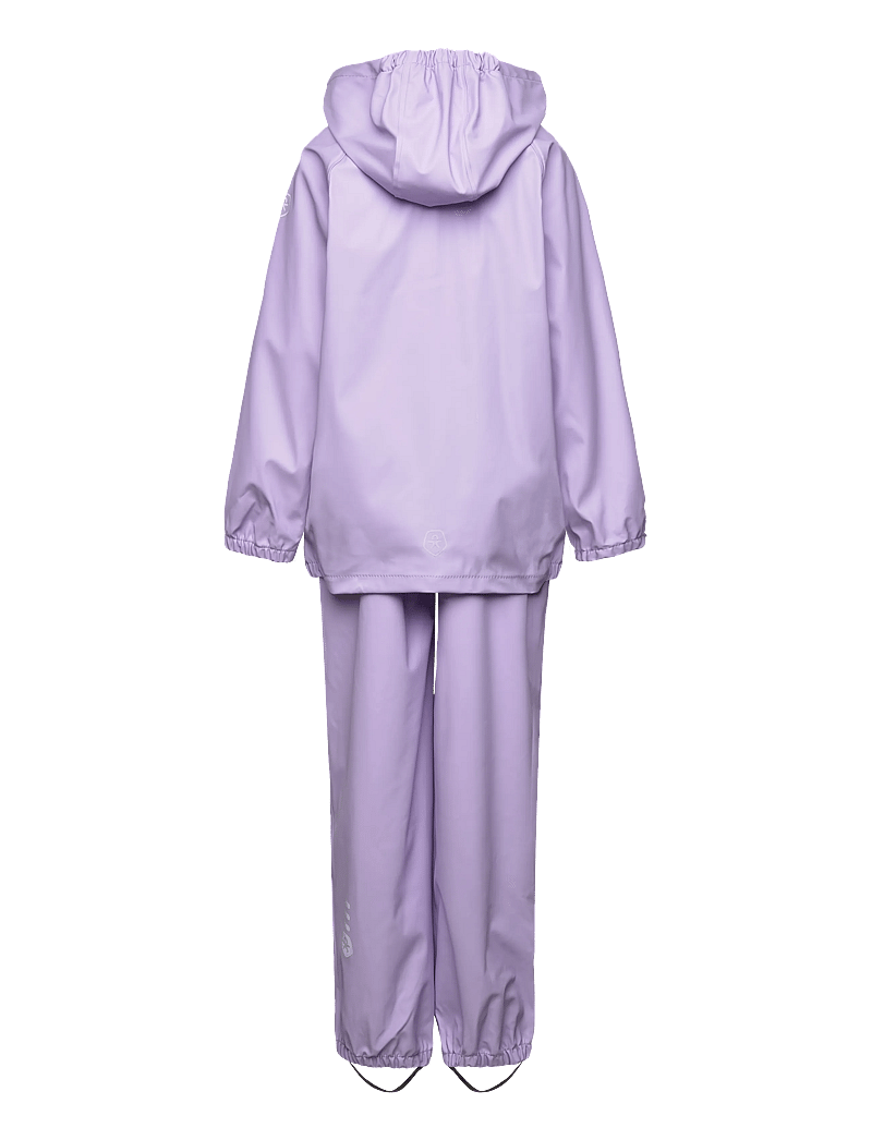 Color Kids - Rainwear PU Set - Õueriided - purple rose - 1