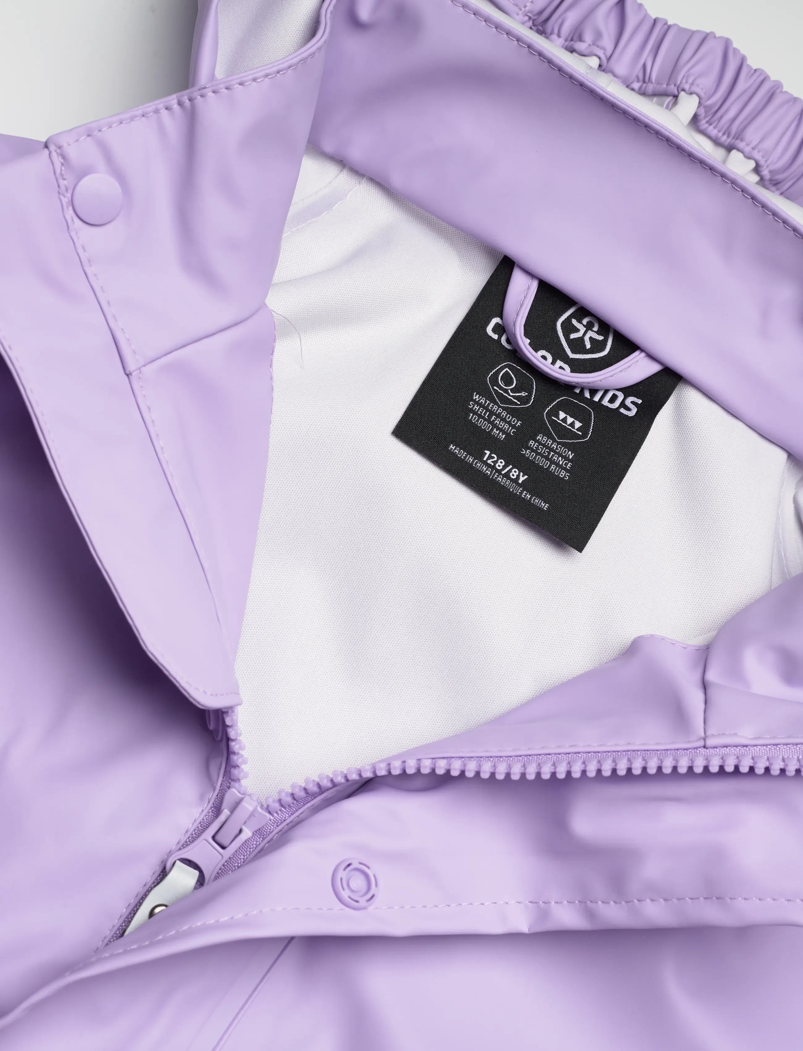 Color Kids - Rainwear PU Set - Õueriided - purple rose - 4